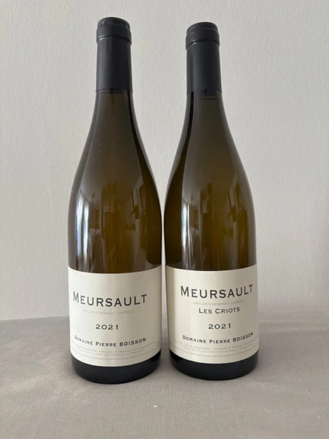 2021 Domaine Pierre Boisson village & "Les Criots"...