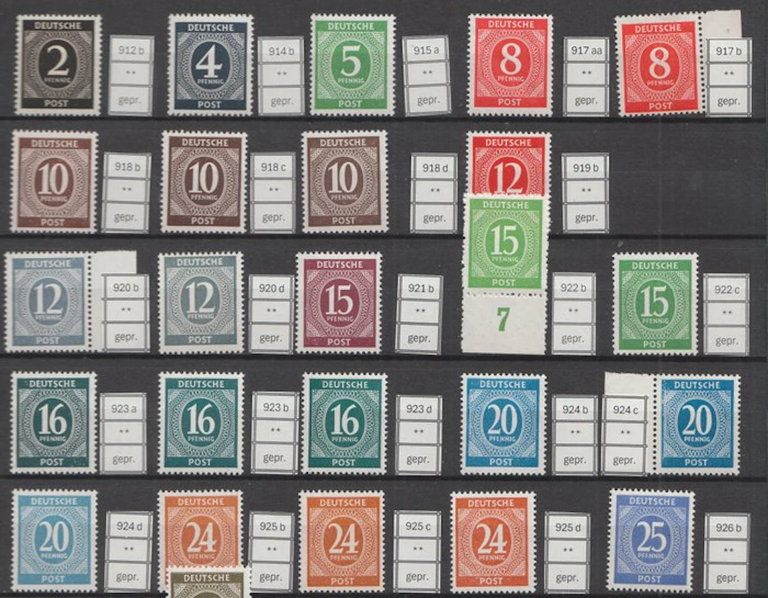 Germany 1946/1948 - Digits series