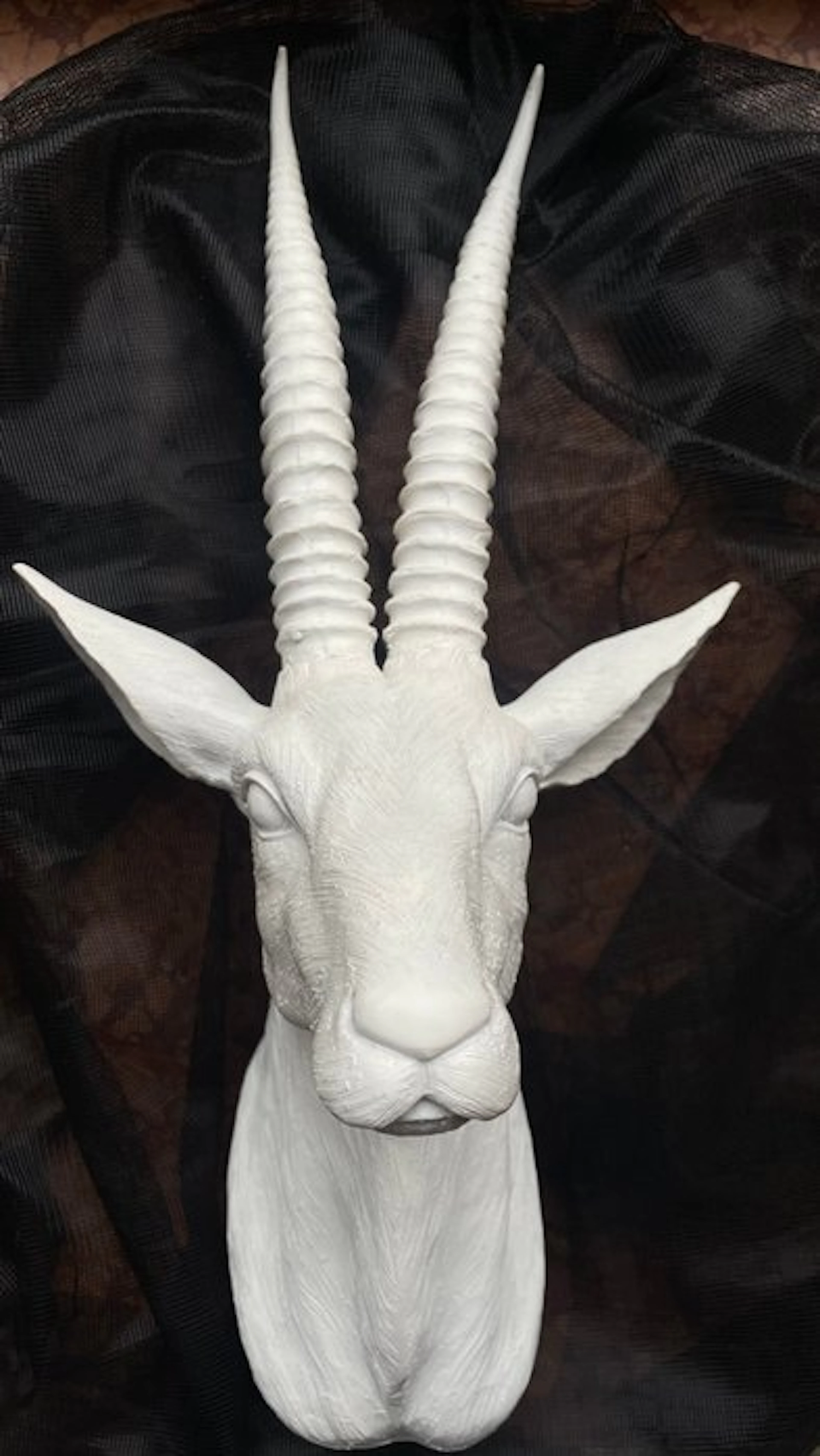 Sculpture, Naturgetreuer Antilopen - Kopf - 44 cm - synthetic resin