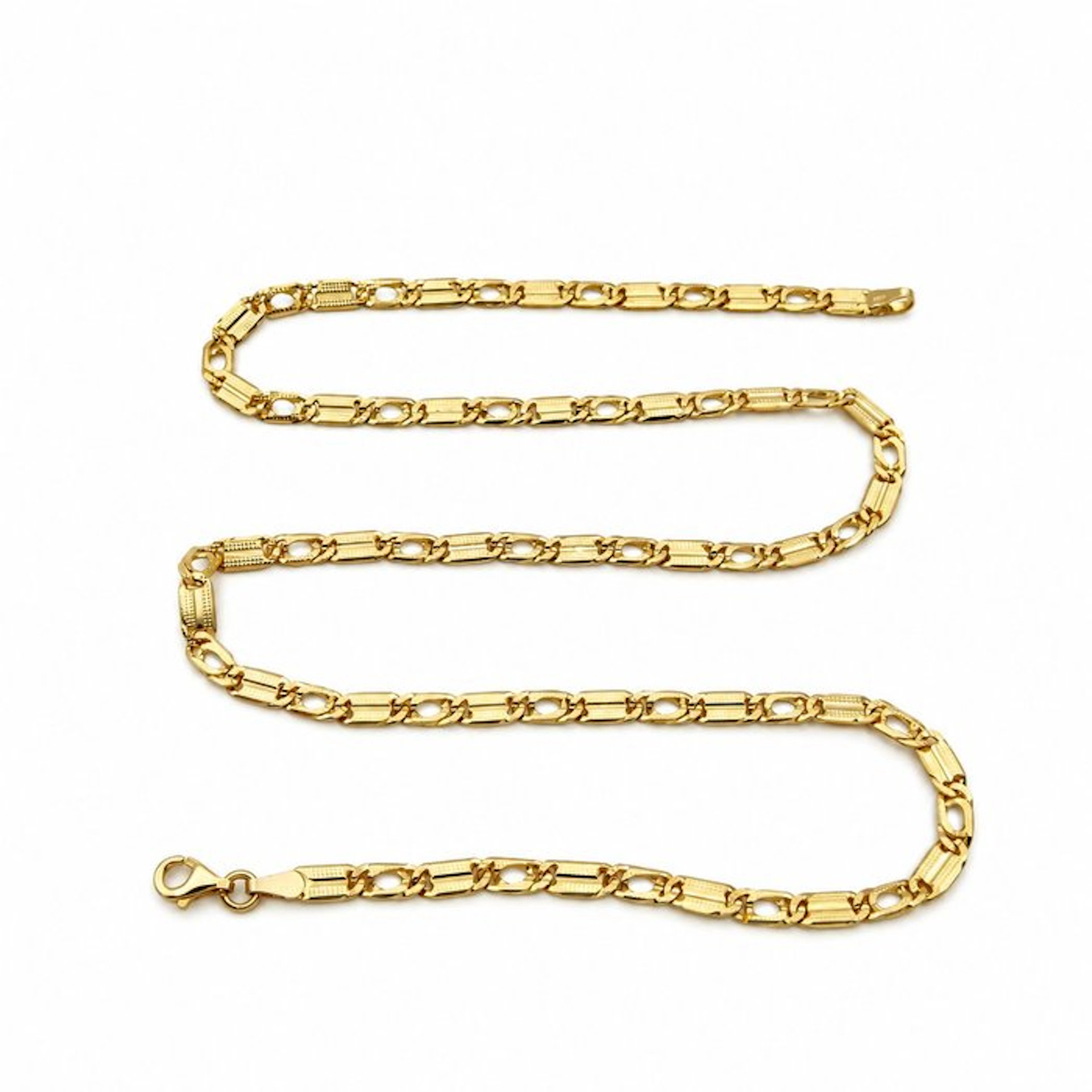 Necklace - 18 kt. Yellow gold - Made in Italy - Handmade
