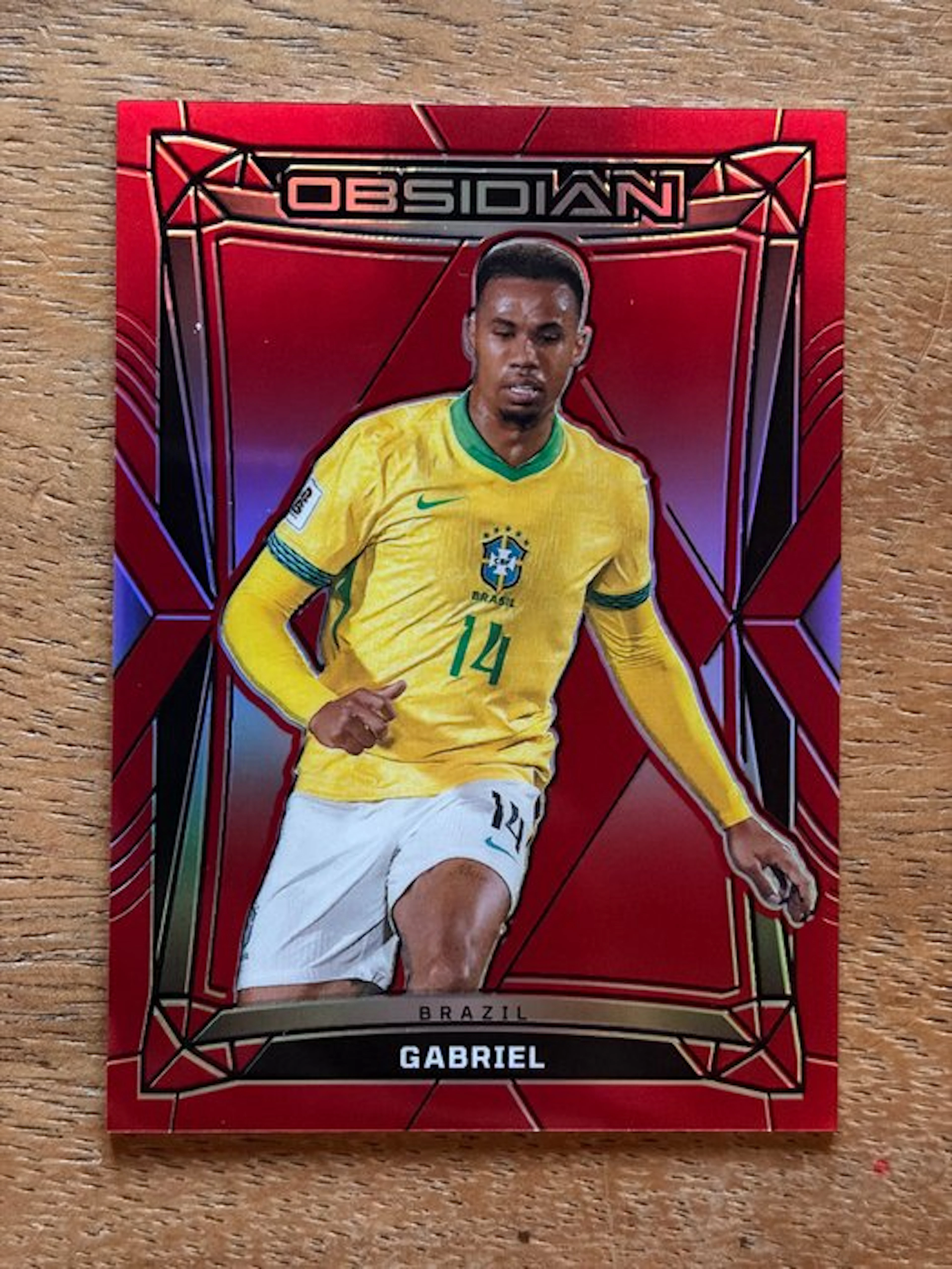 2024/25 Panini Obsidian Gabriel /10 52 Parallel card