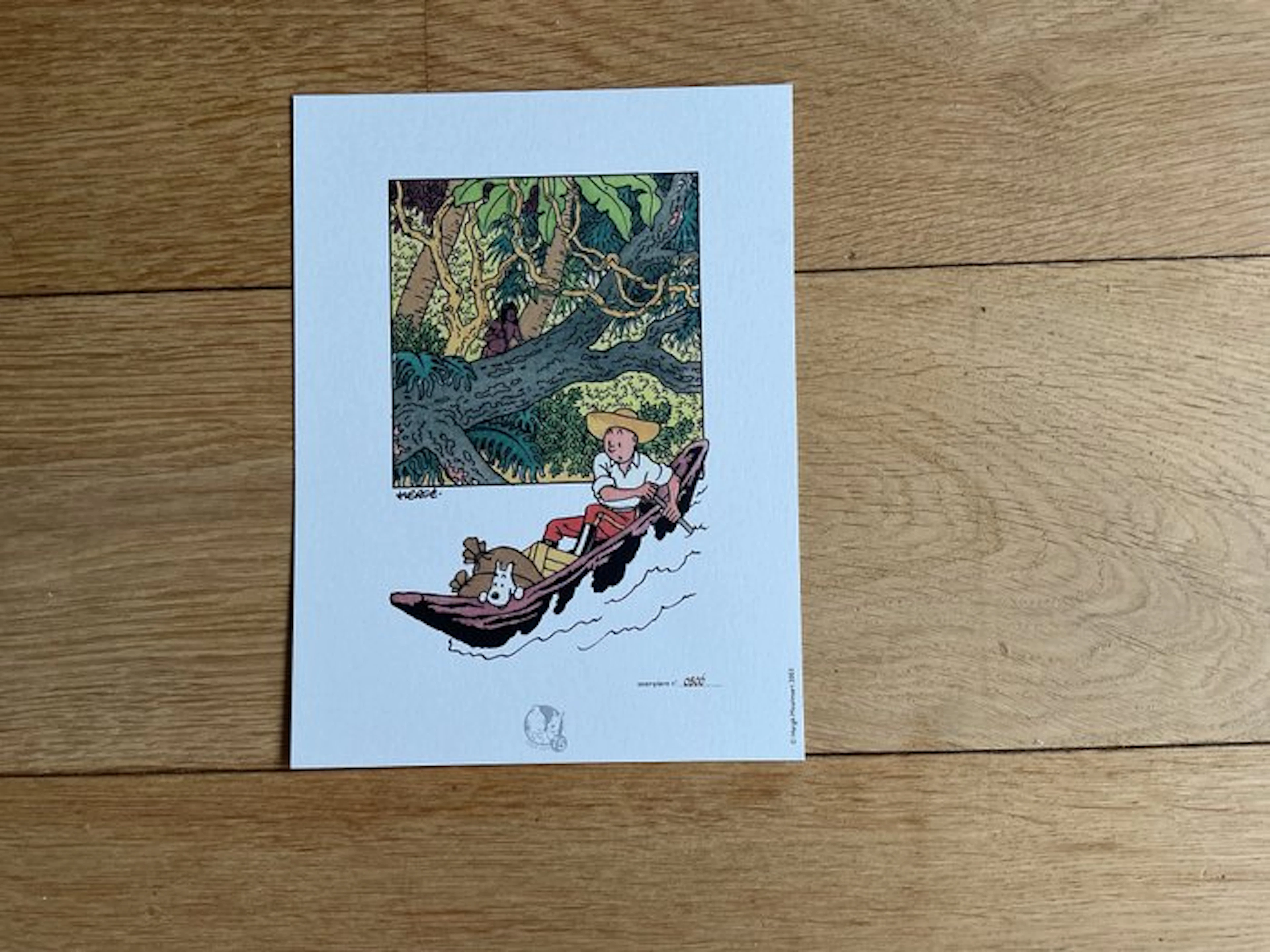 Tintin - 1 lithography - Moulinsart - 2003