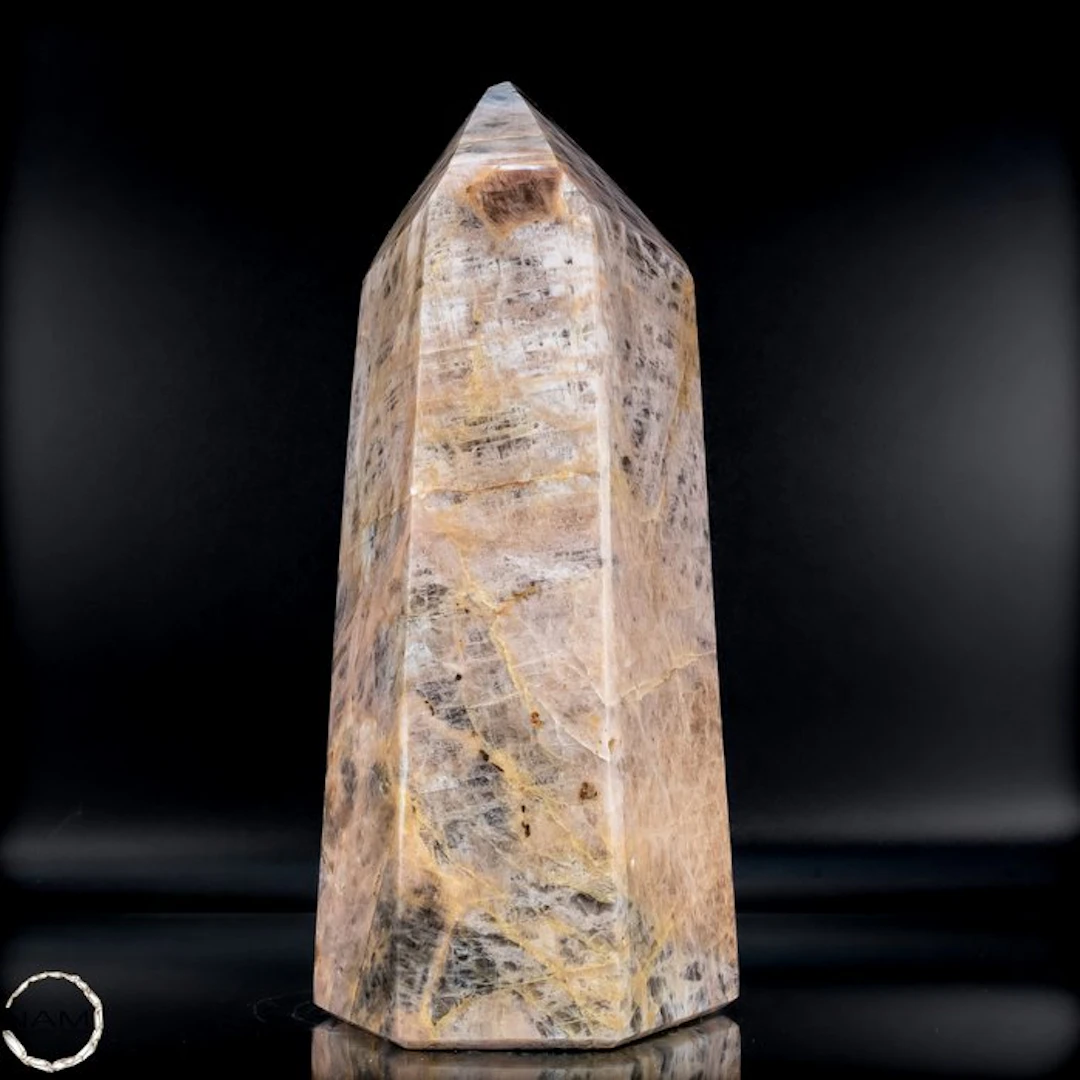Moonstone Obelisk – Elegance and Natural Sheen Freeform- 2195.17 g