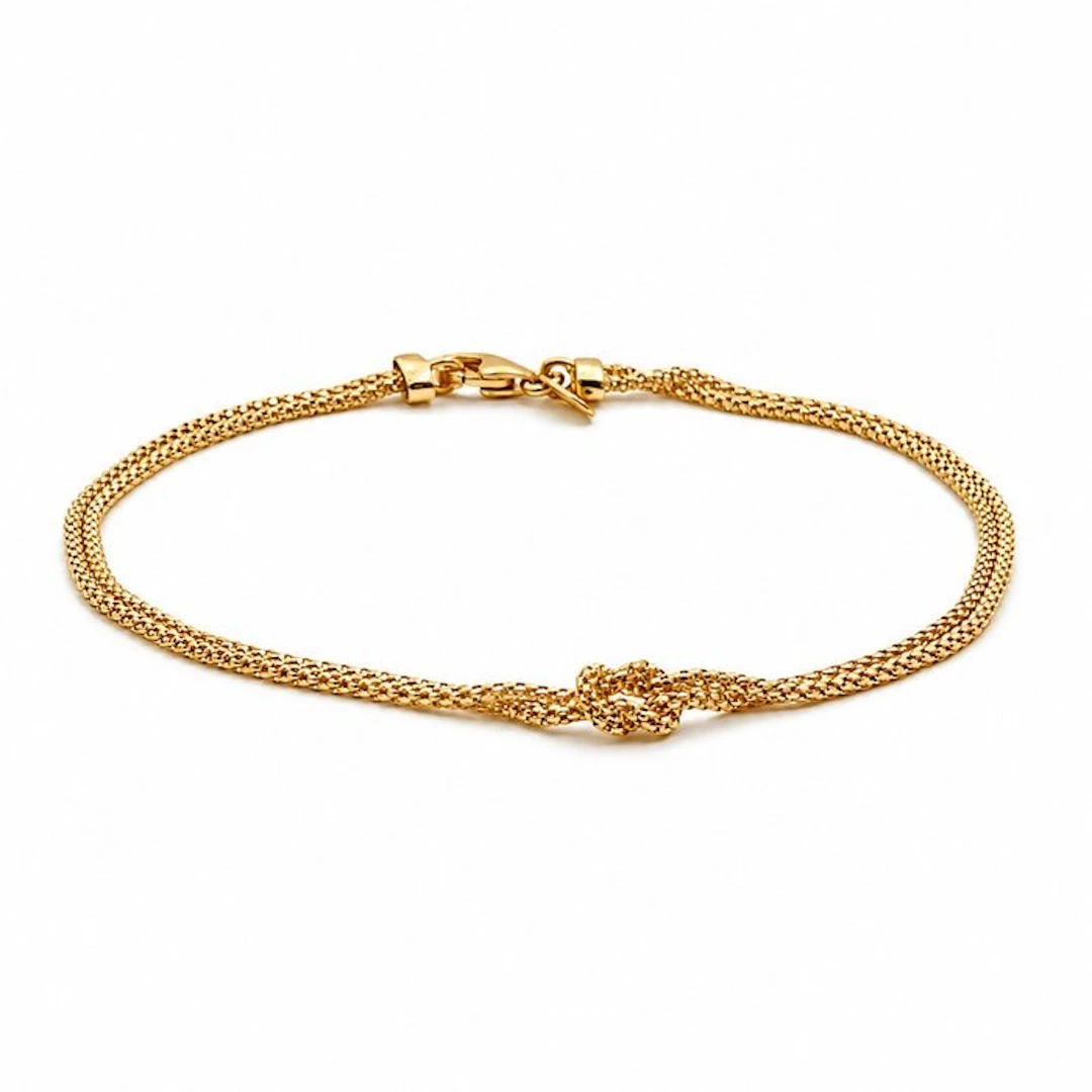 No reserve price - Bracelet - 18 kt. Yellow gold - Made in Italy - Handmade