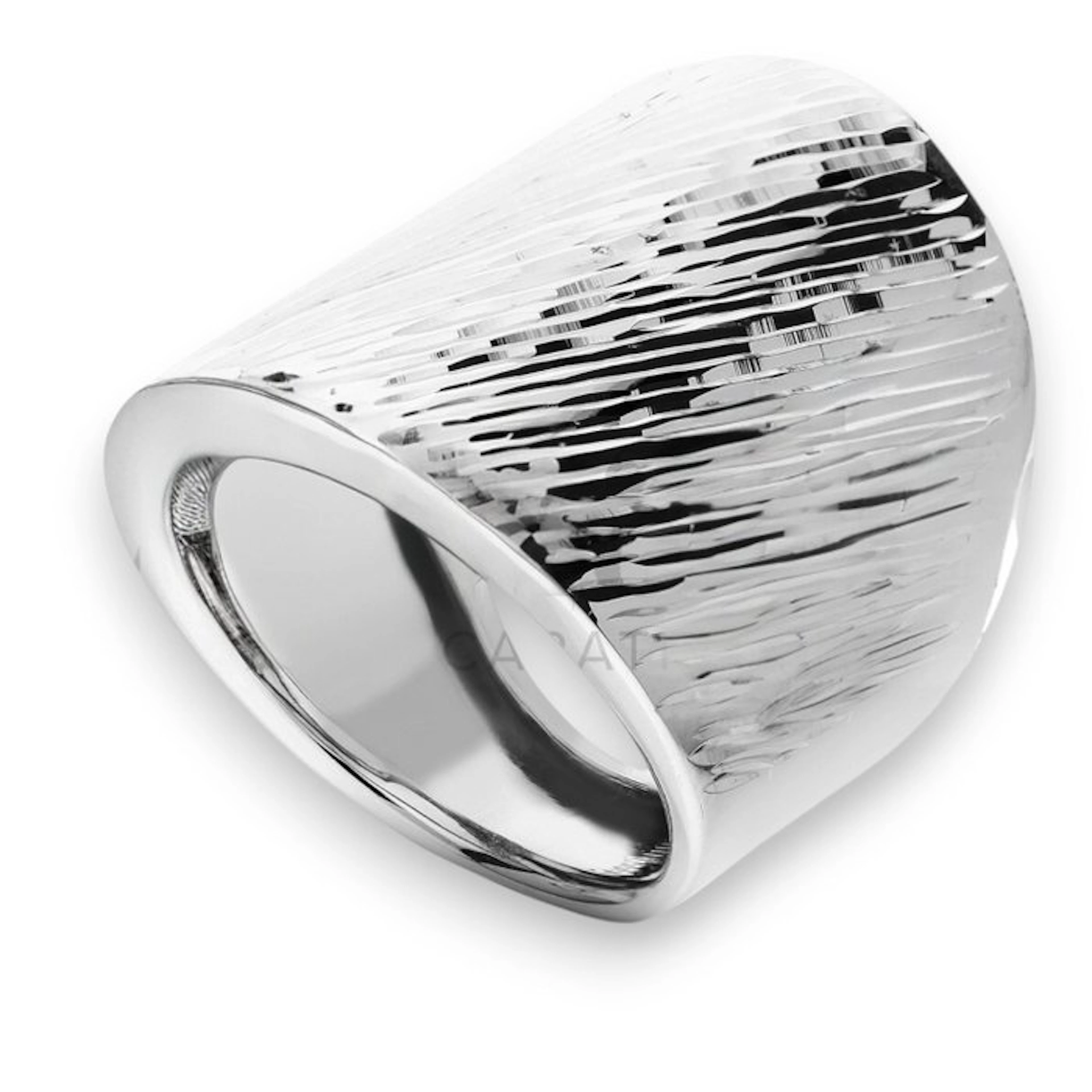 Ring - 18 kt. White gold - Unisex 18k Ring 6g