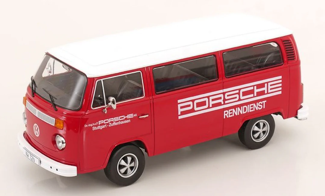KK-Scale 1:18 - Model van - VW T2b Porsche Renndienst