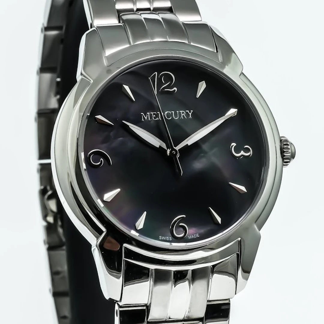 MERCURY - Swiss Made Watch - ME360-SS-8 - Numeral indexes...