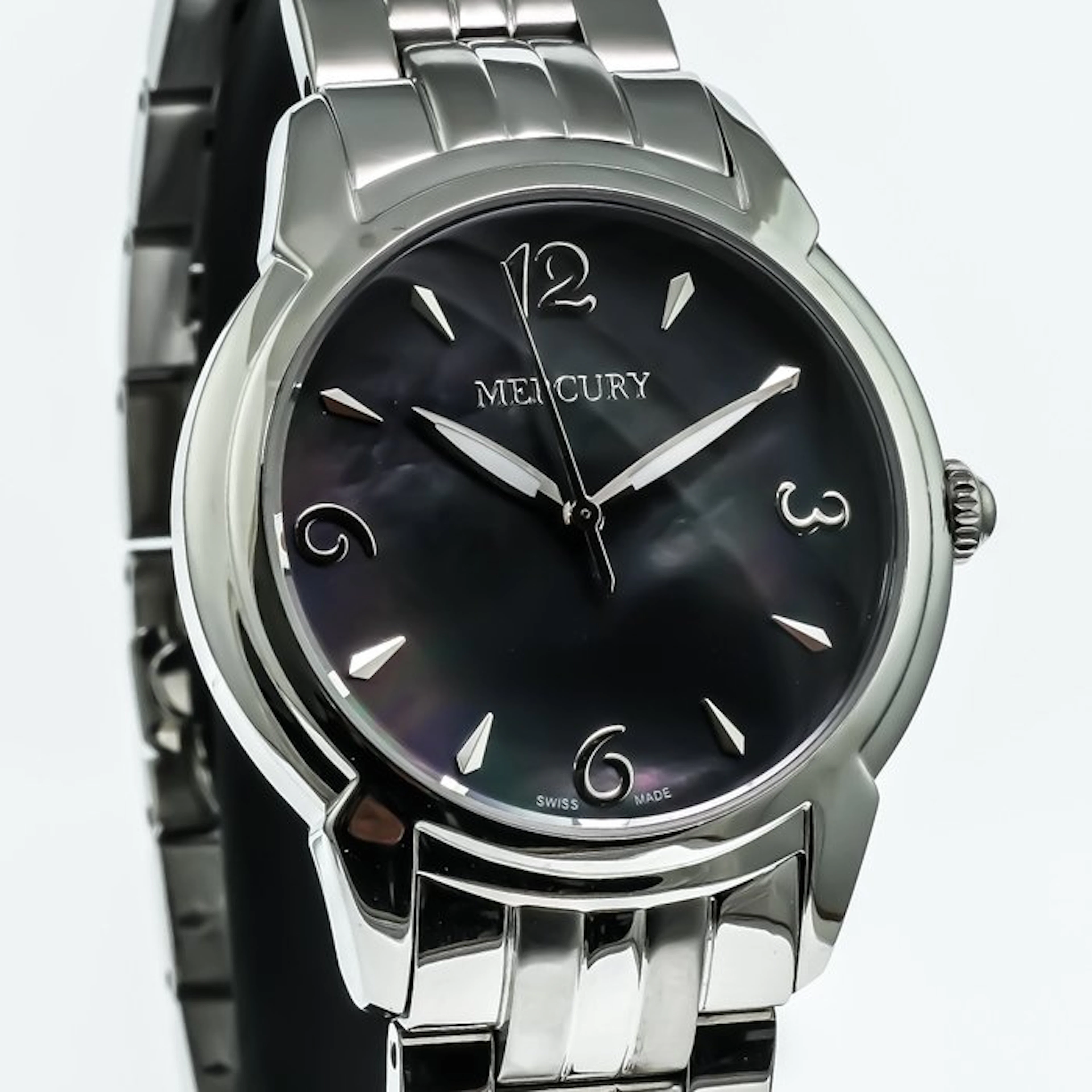 MERCURY - Swiss Made Watch - ME360-SS-8 - Numeral indexes...