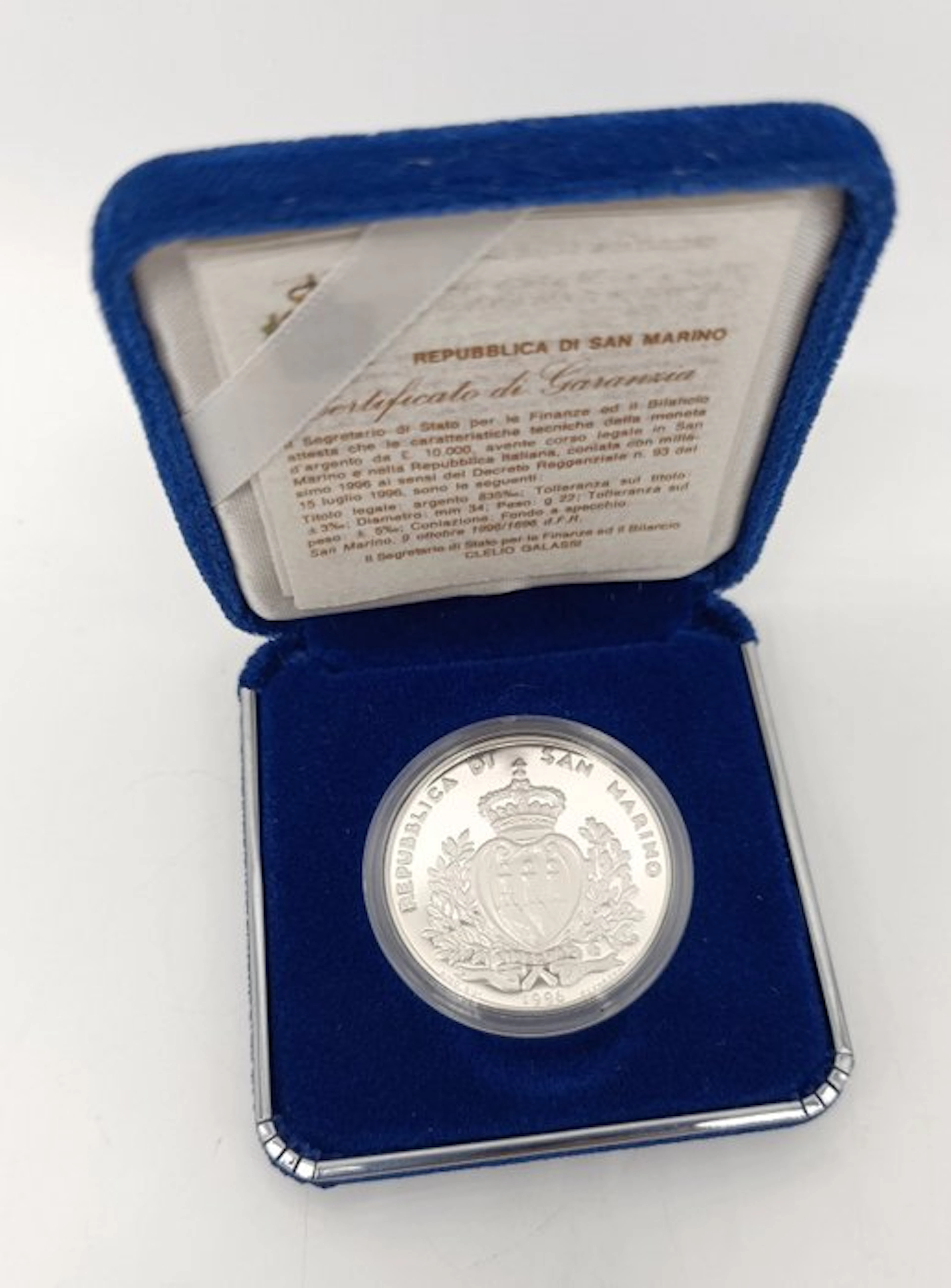 San Marino. 10000 Lire 1996 (No reserve price)