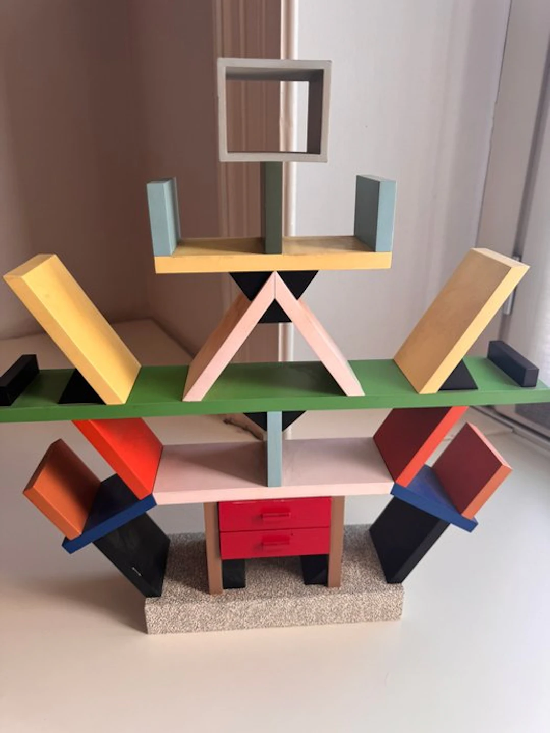 Memphis Milano - Ettore Sottsass - Bookcase - Miniature...