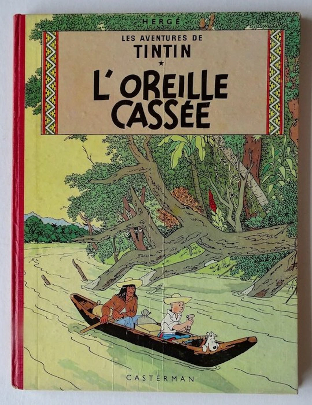 Tintin - L'oreille cassée B20 bis - 1 Album - Reprint - 1957