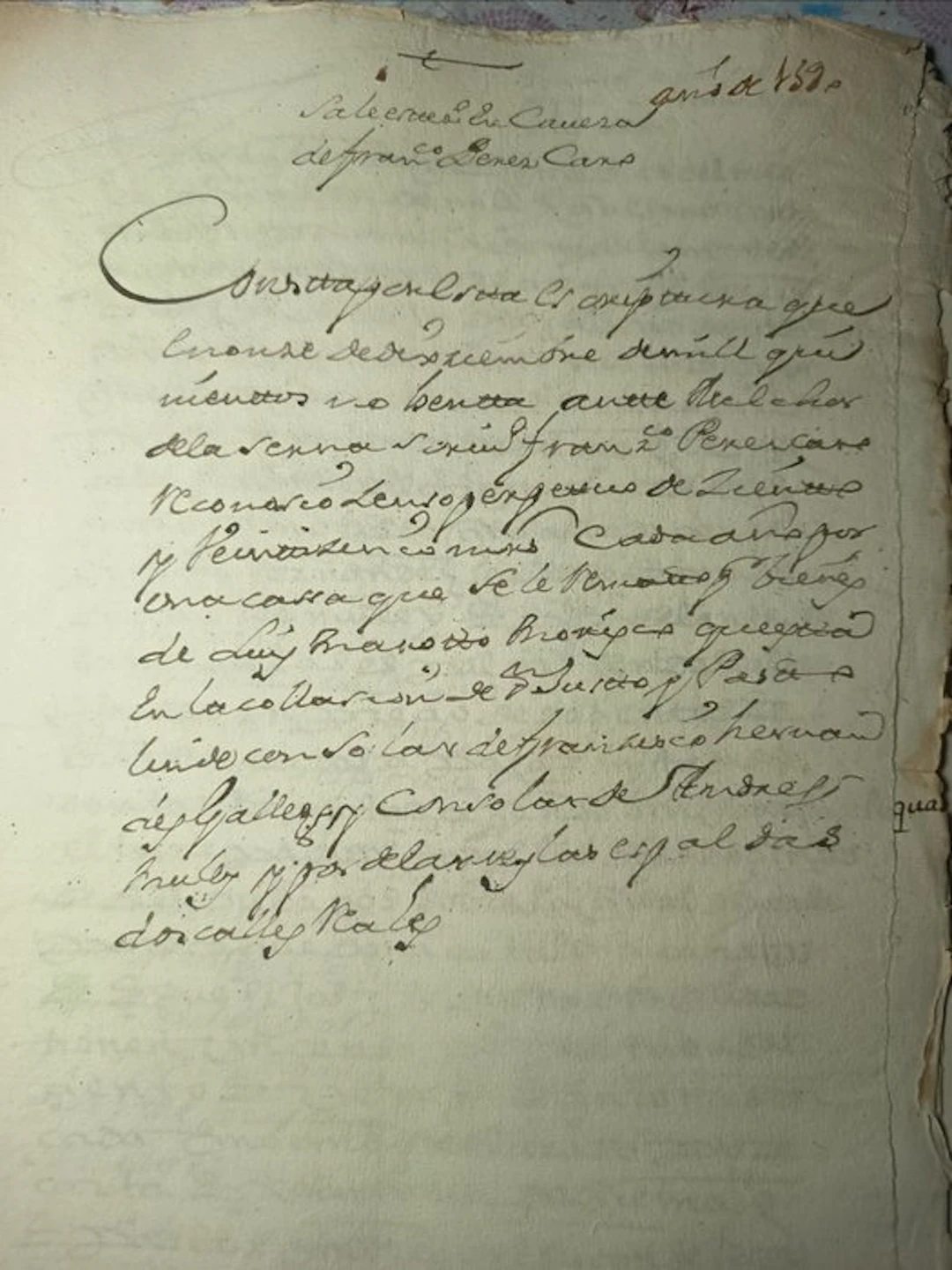 Document - Alguacil - Perez - 1590