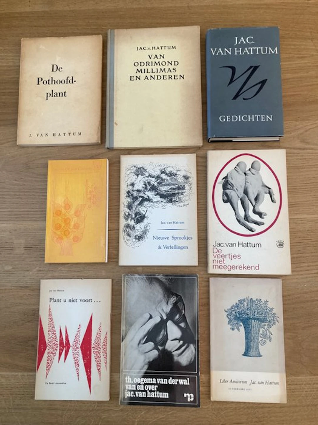 Jac, van Hattum - De Pothoofdplant (1936) en 7 andere...