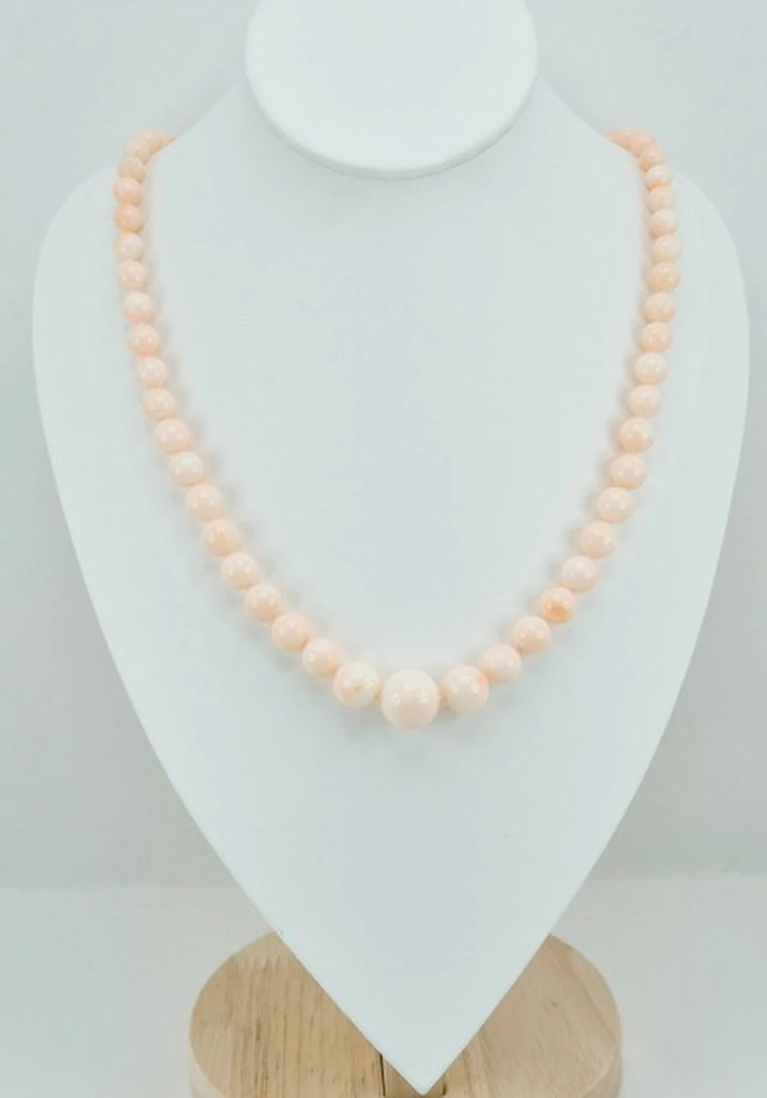Coral - 18 kt. - Yellow gold - Necklace - PINK CORAL