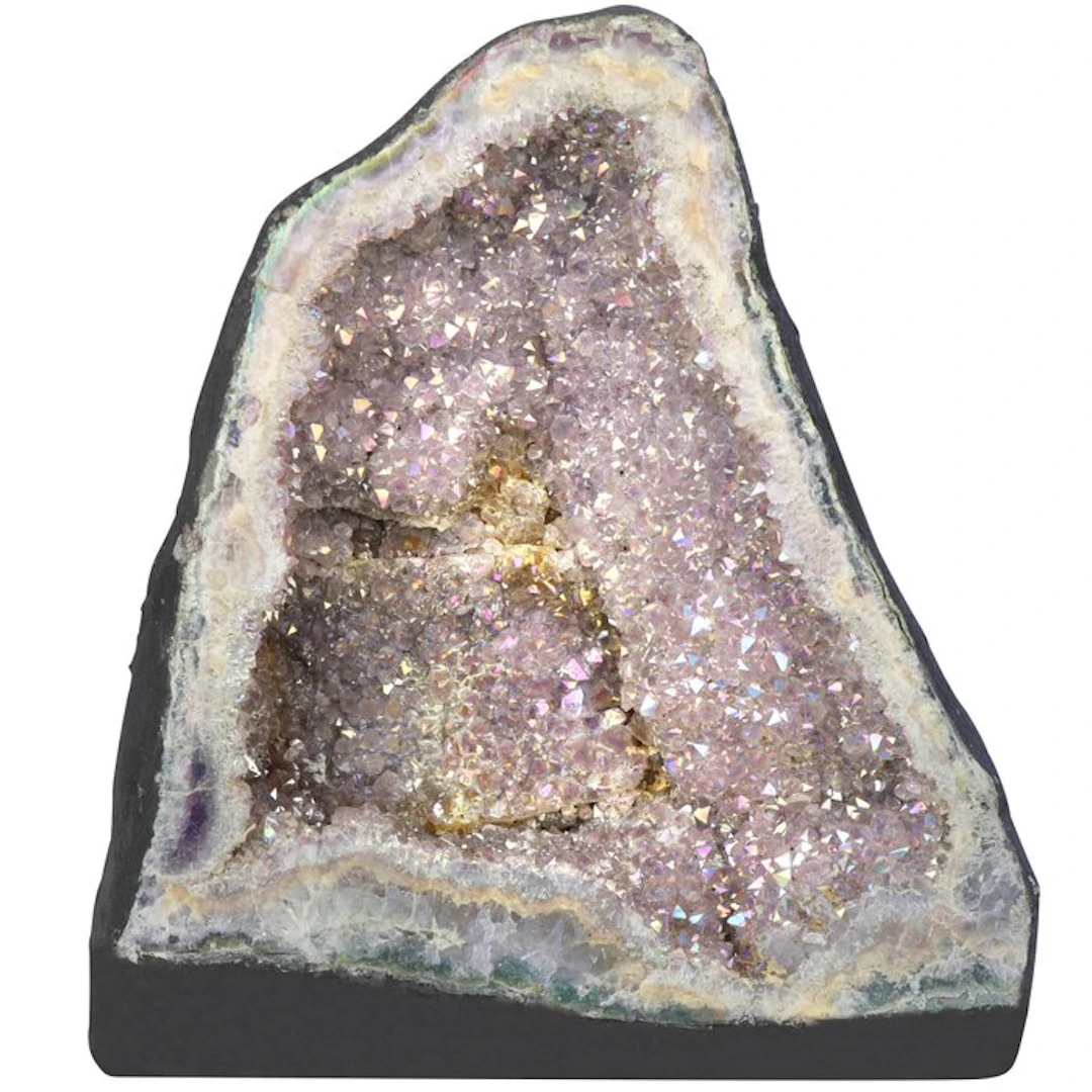 Platinium Pink Amethyst - Geode - 33x26x15 cm- 11 kg