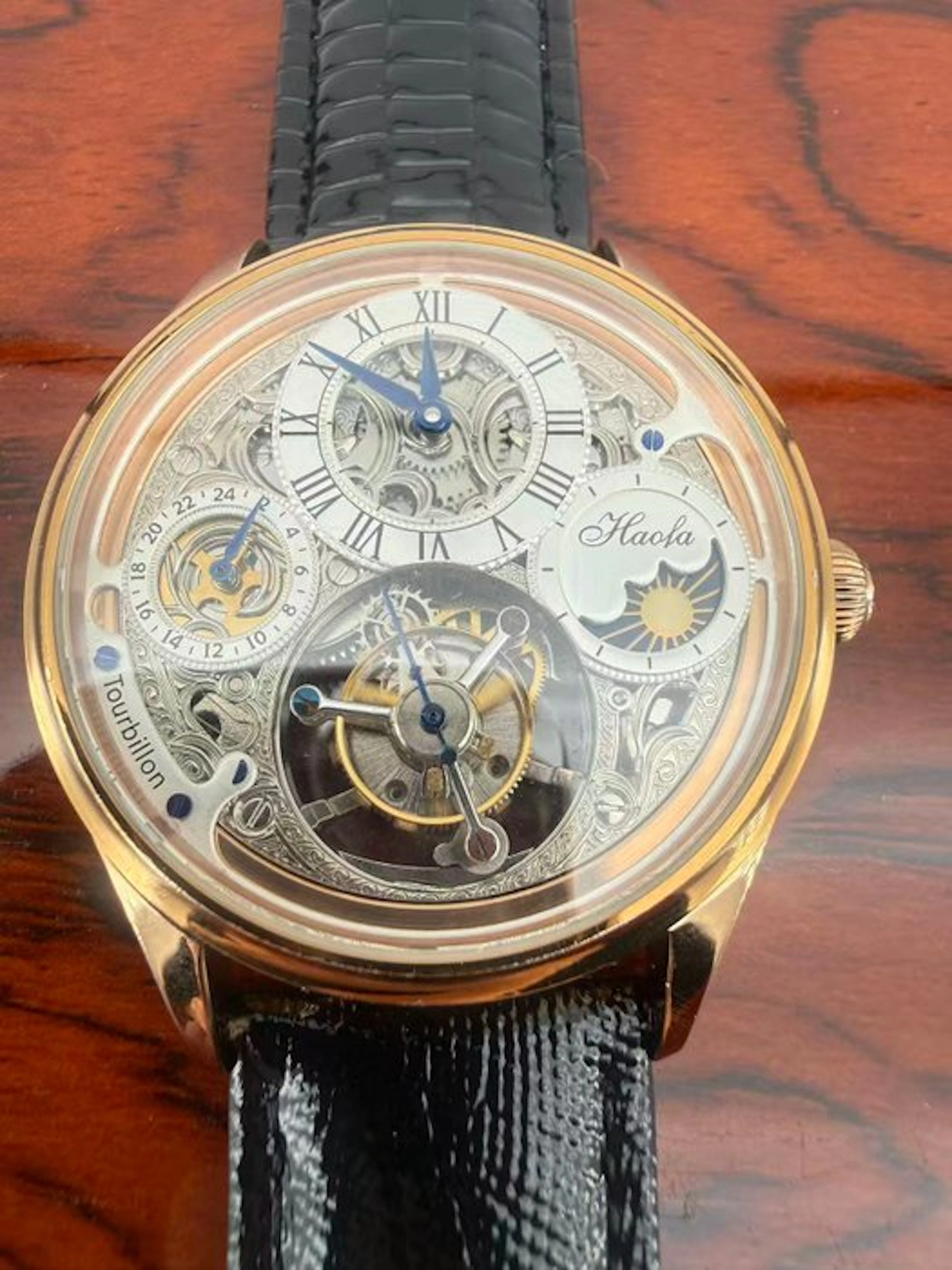 HAOFA - Tourbillon 1035 GMT dual time zone Day And Night...