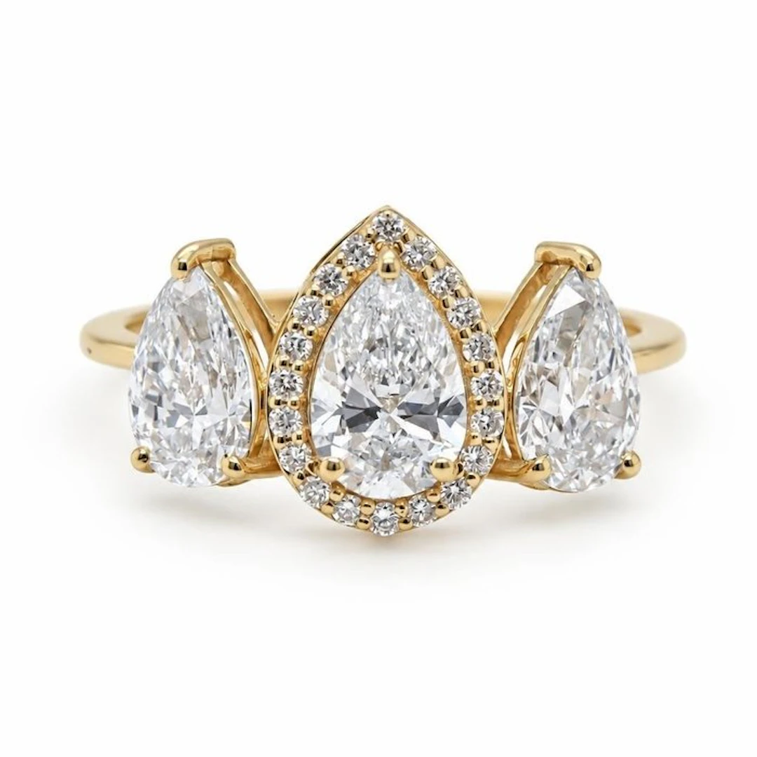 No reserve price - Ring - 14 kt