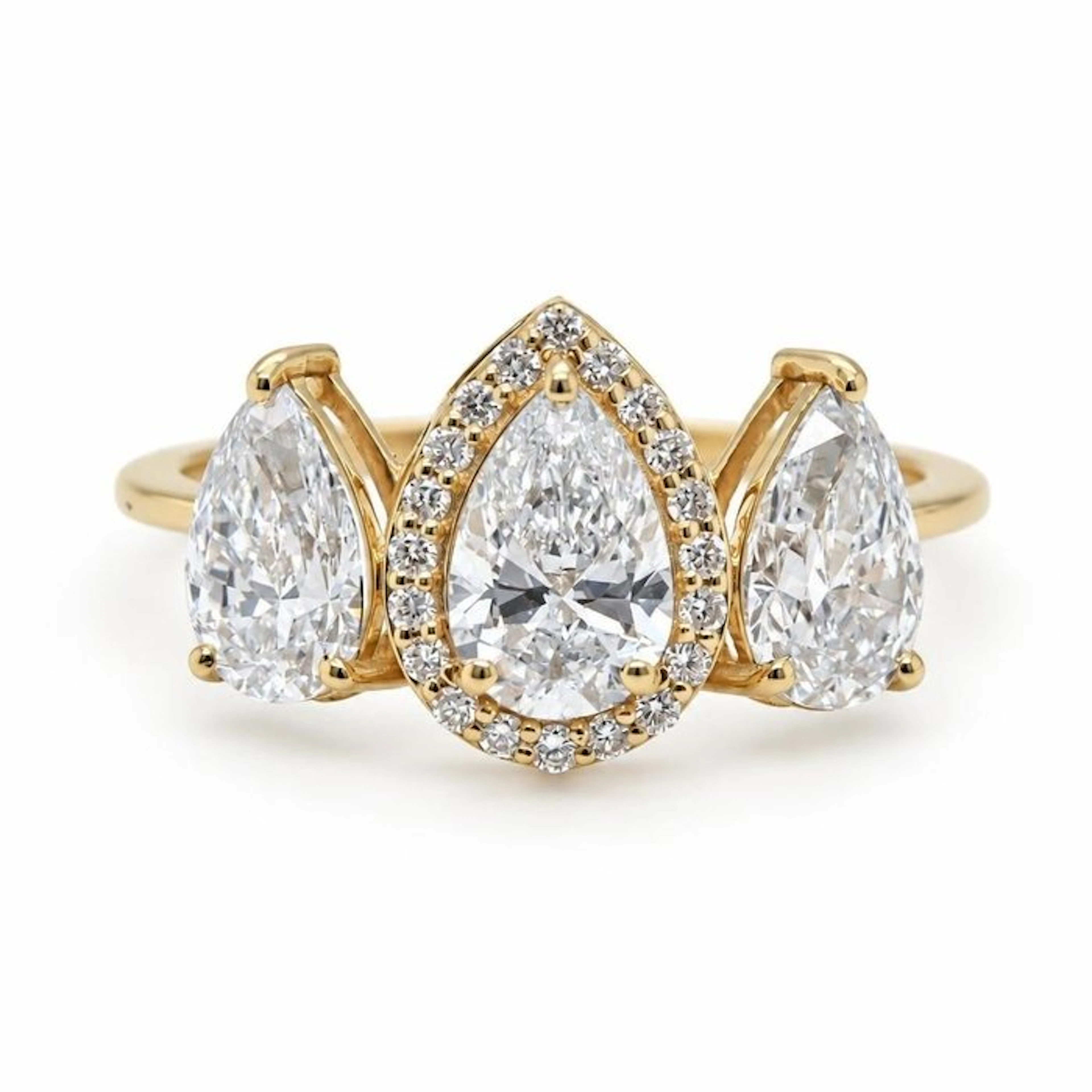 No reserve price - Ring - 14 kt