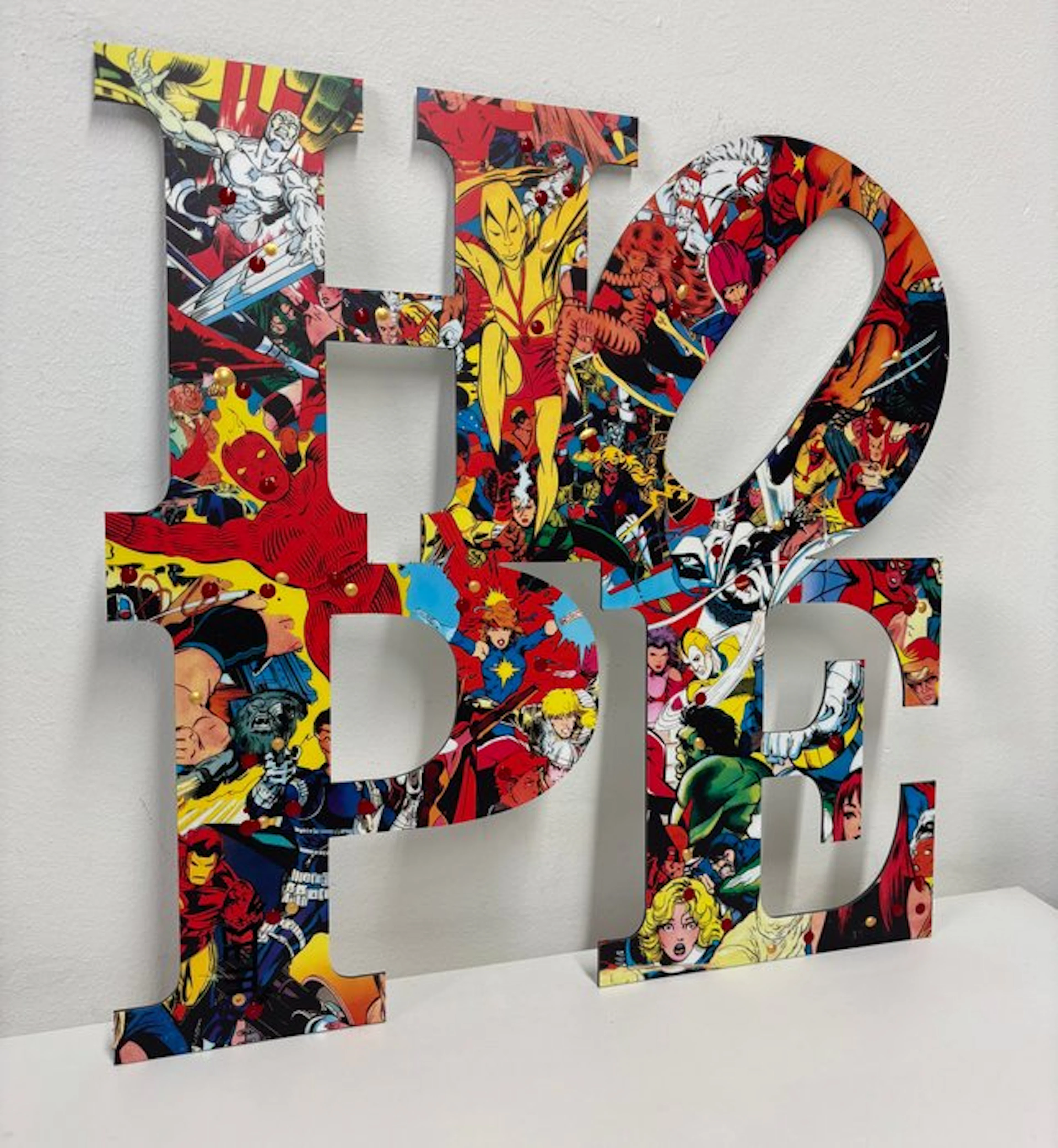 Meta Pop (1990) - Super Heroes meets Hope, from: The Comic in shape series