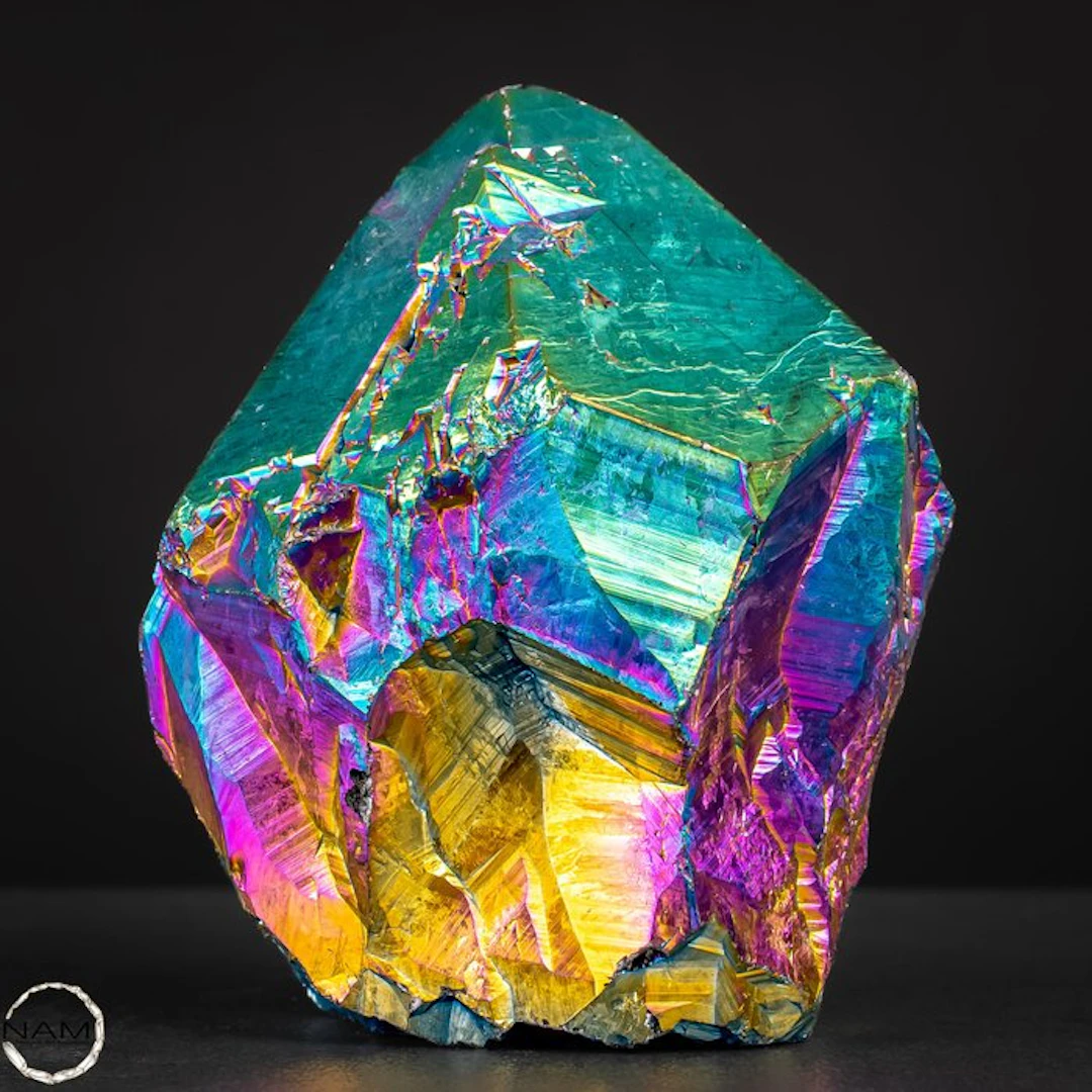 Rare aura-amethyst crystal from Uruguay – A spectacular...