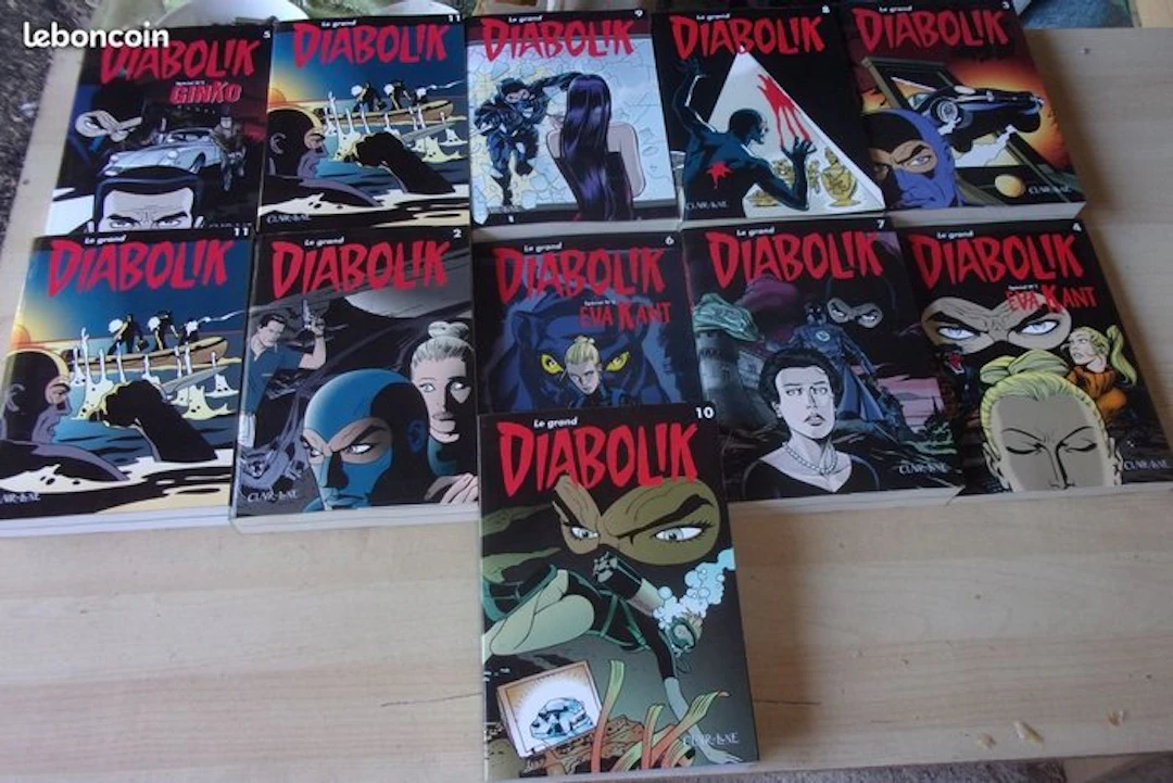 Le Grand Diabolik T2 à T12 - 11x B - 11 Album - First French edition