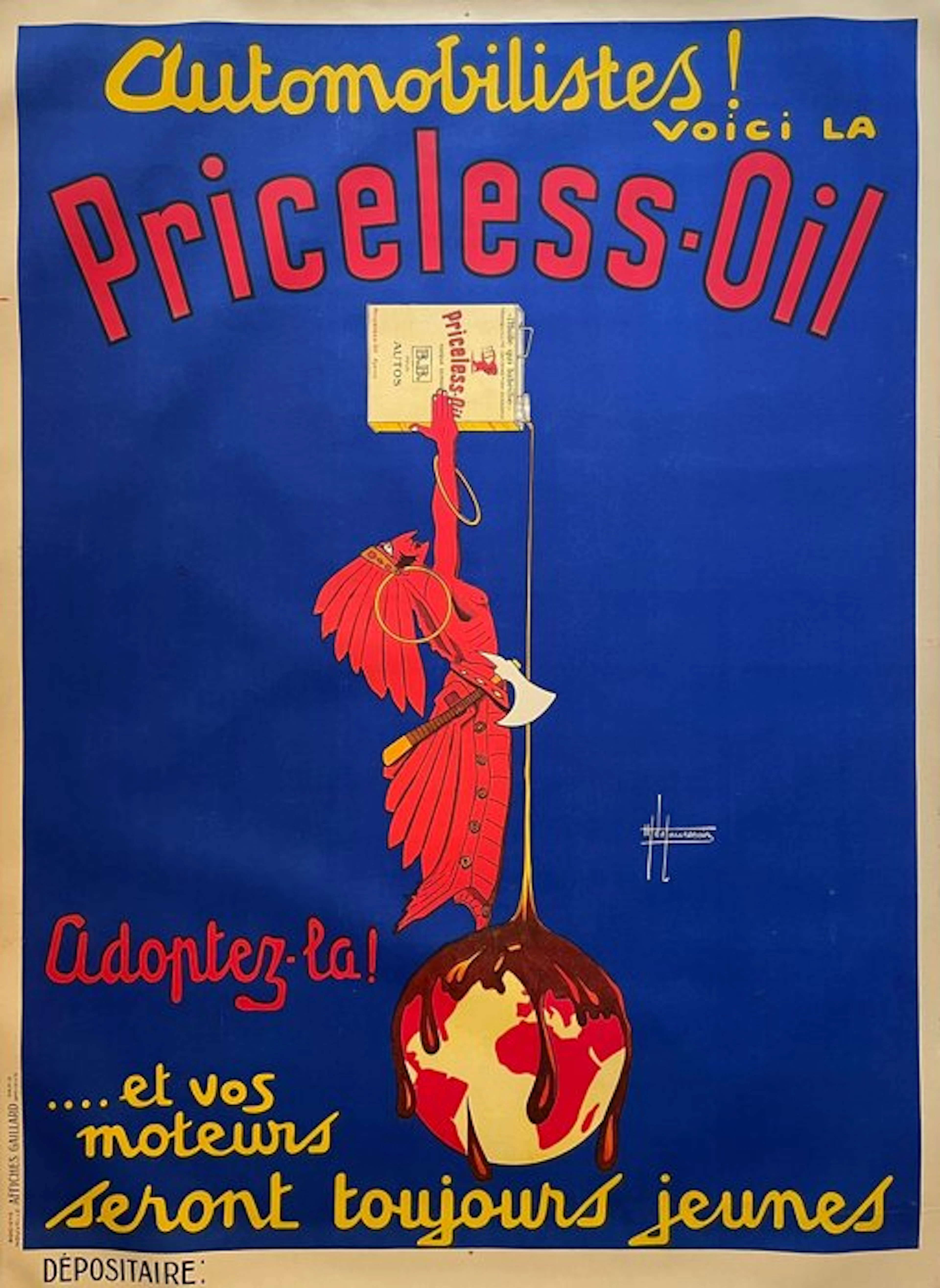 Henri De Laurencin - PRICELESS OIL - 1930s