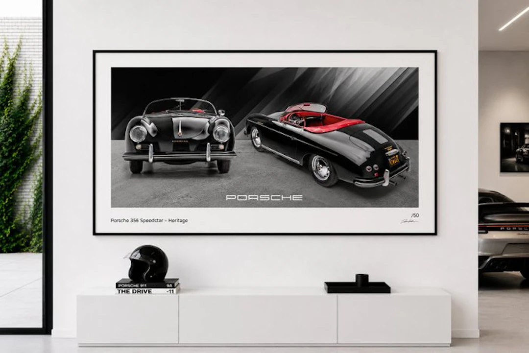 Print - Porsche - Porsche 356 Speedster – Poster XXL...