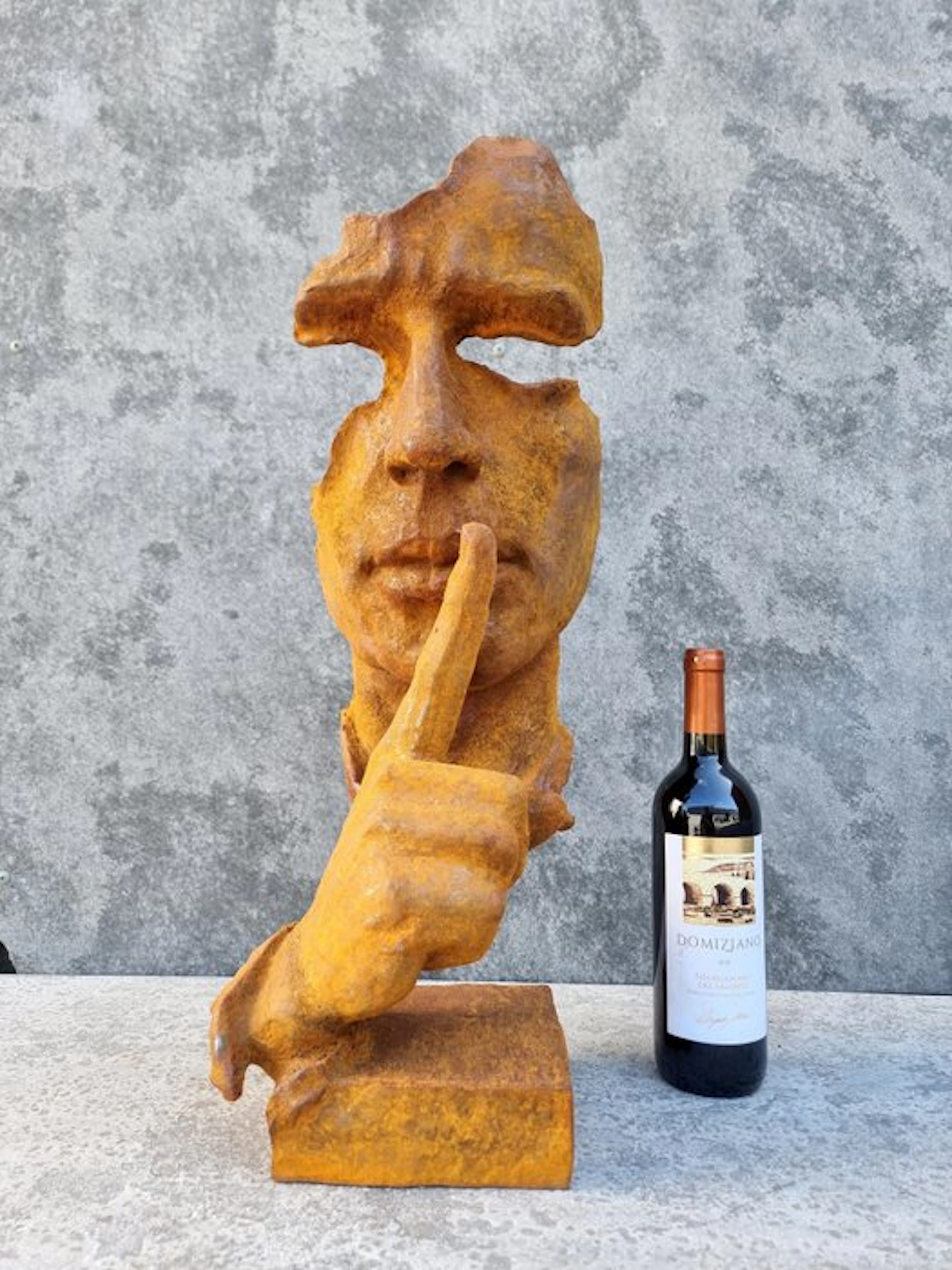 Sculpture, Speak no evil - 60 cm - Iron