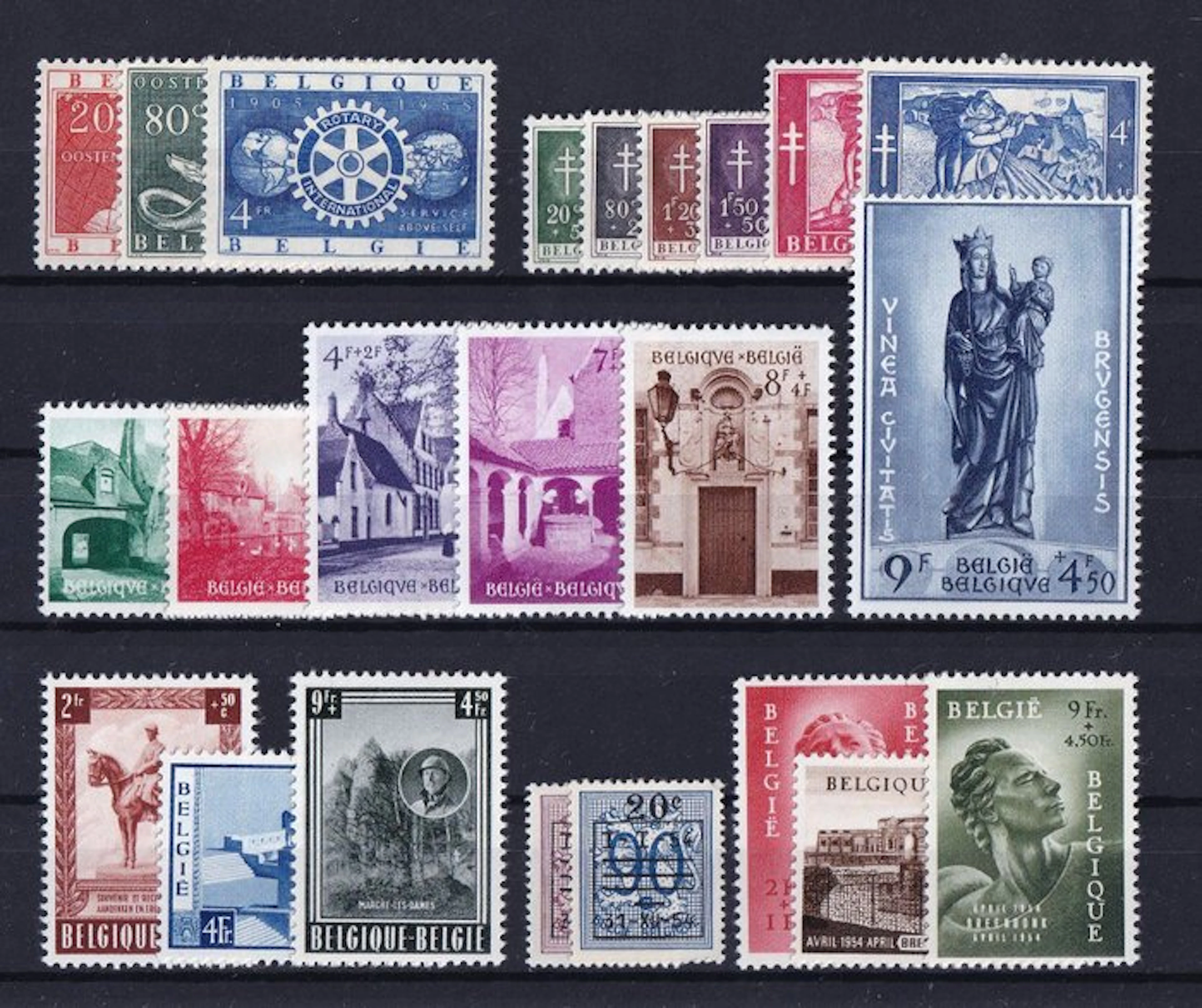 Belgium 1954 - complete volume - OBP/COB 938 tot 960