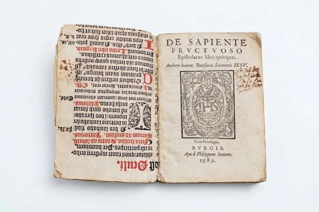 Juan Bonifacio - De Sapiente Fructuoso Epistolares - 1589