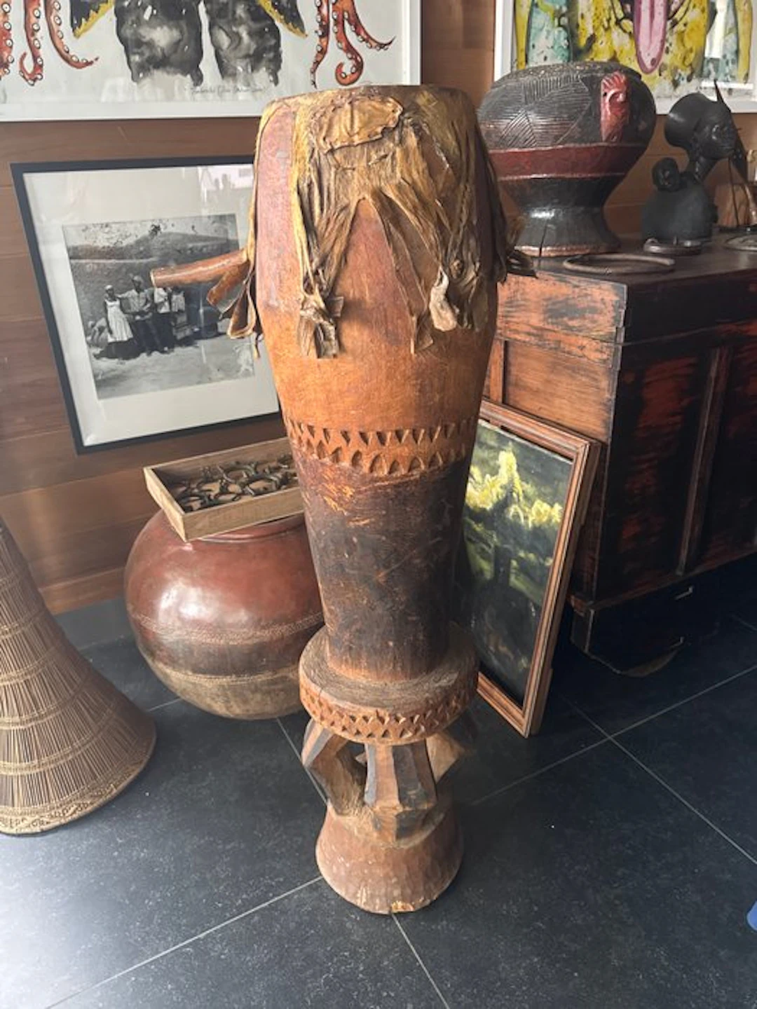 Tam Tam - Sculpture - Fang - Gabon