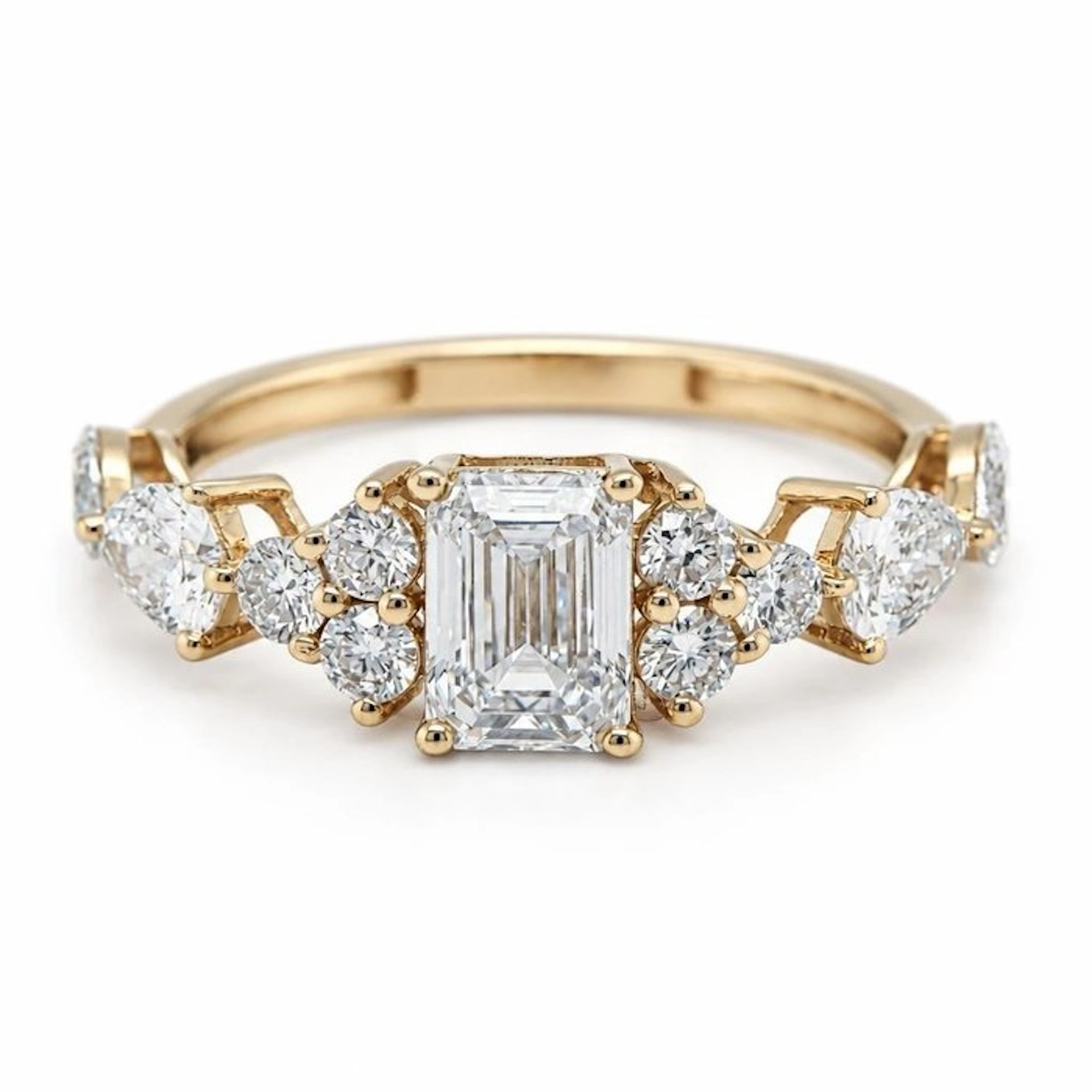 No reserve price - Ring - 14 kt