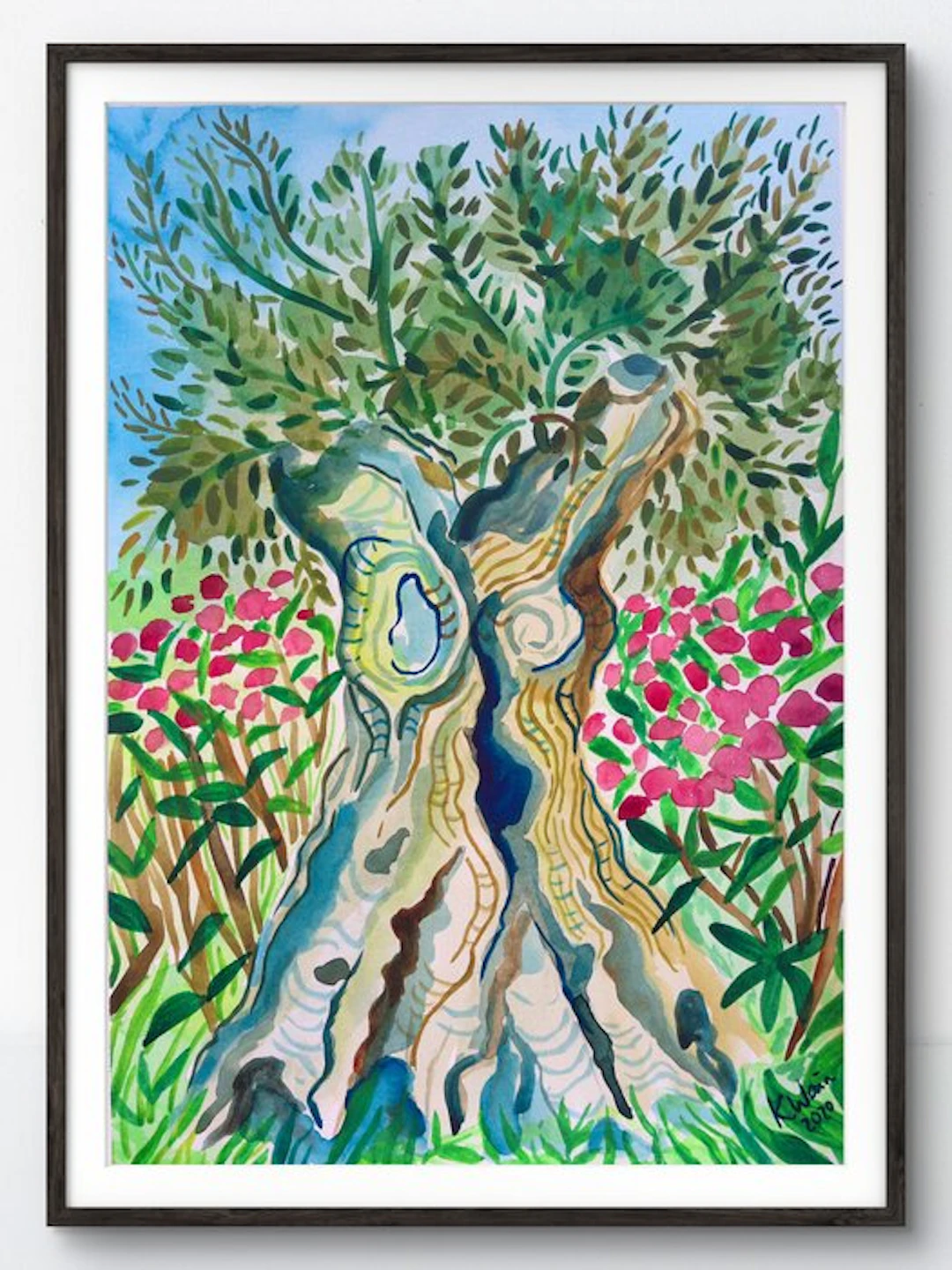 Kirsty Wain (XX) - Ancient Olive Tree, Andalusia II - No Reserve