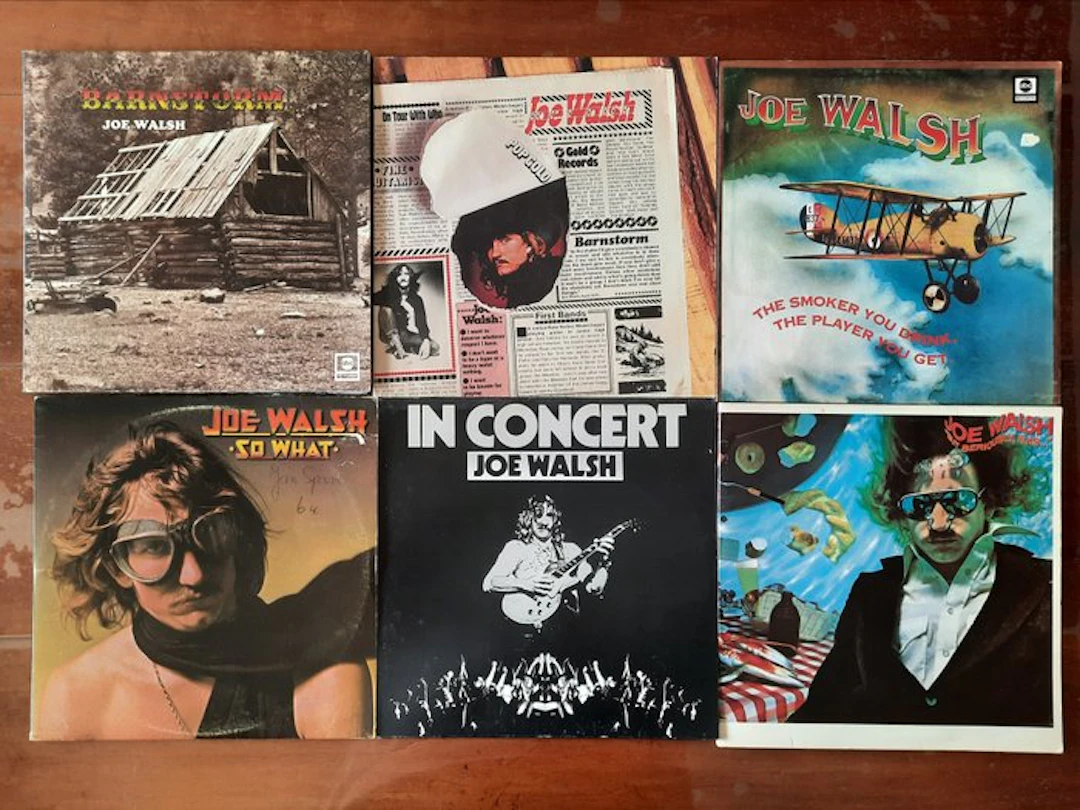 Joe Walsh - 6 x LP albums - Multiple titles - LP album...