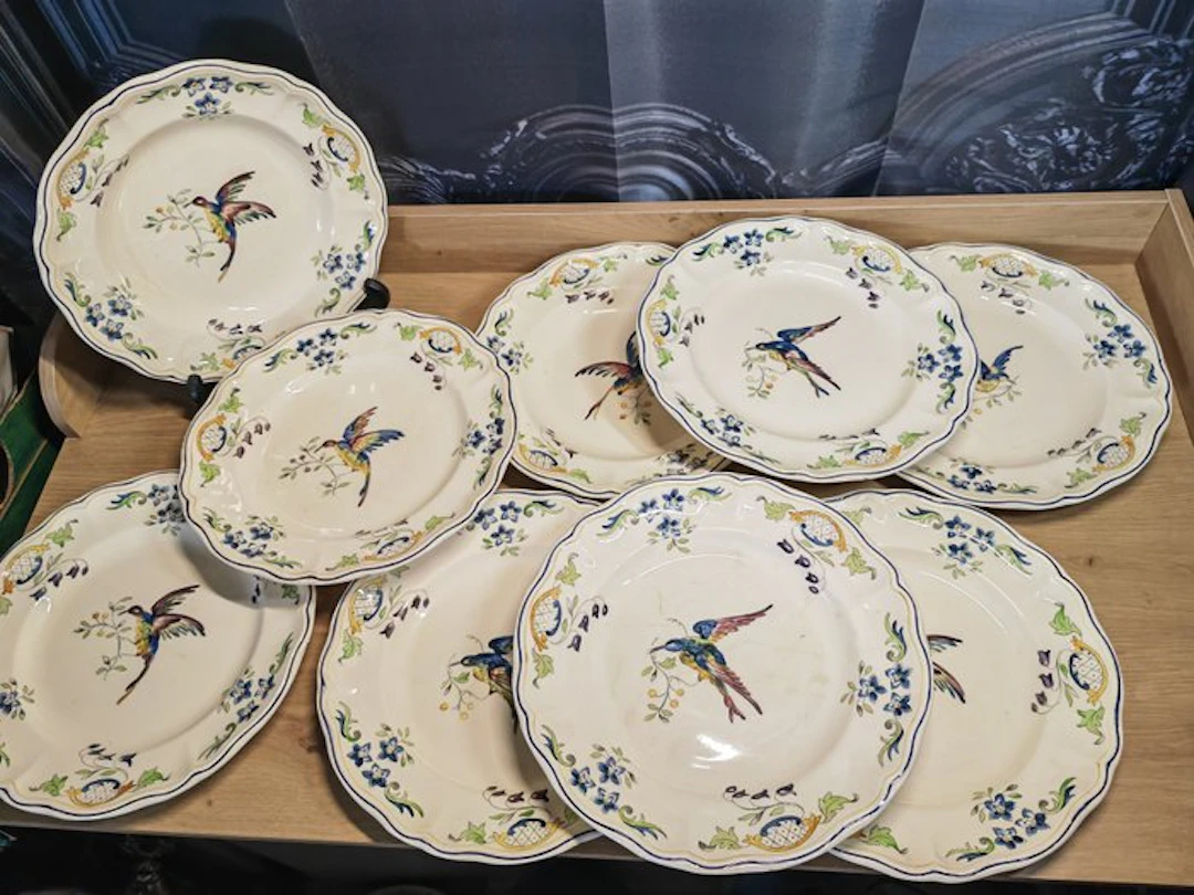 Longchamp - Plate (9) - Cléry - Earthenware