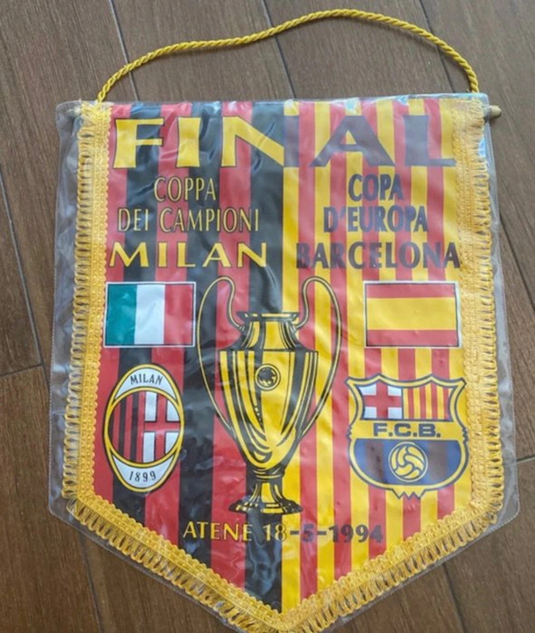 Milan - Coppa dei Campioni - 1994 - Flag / pennant