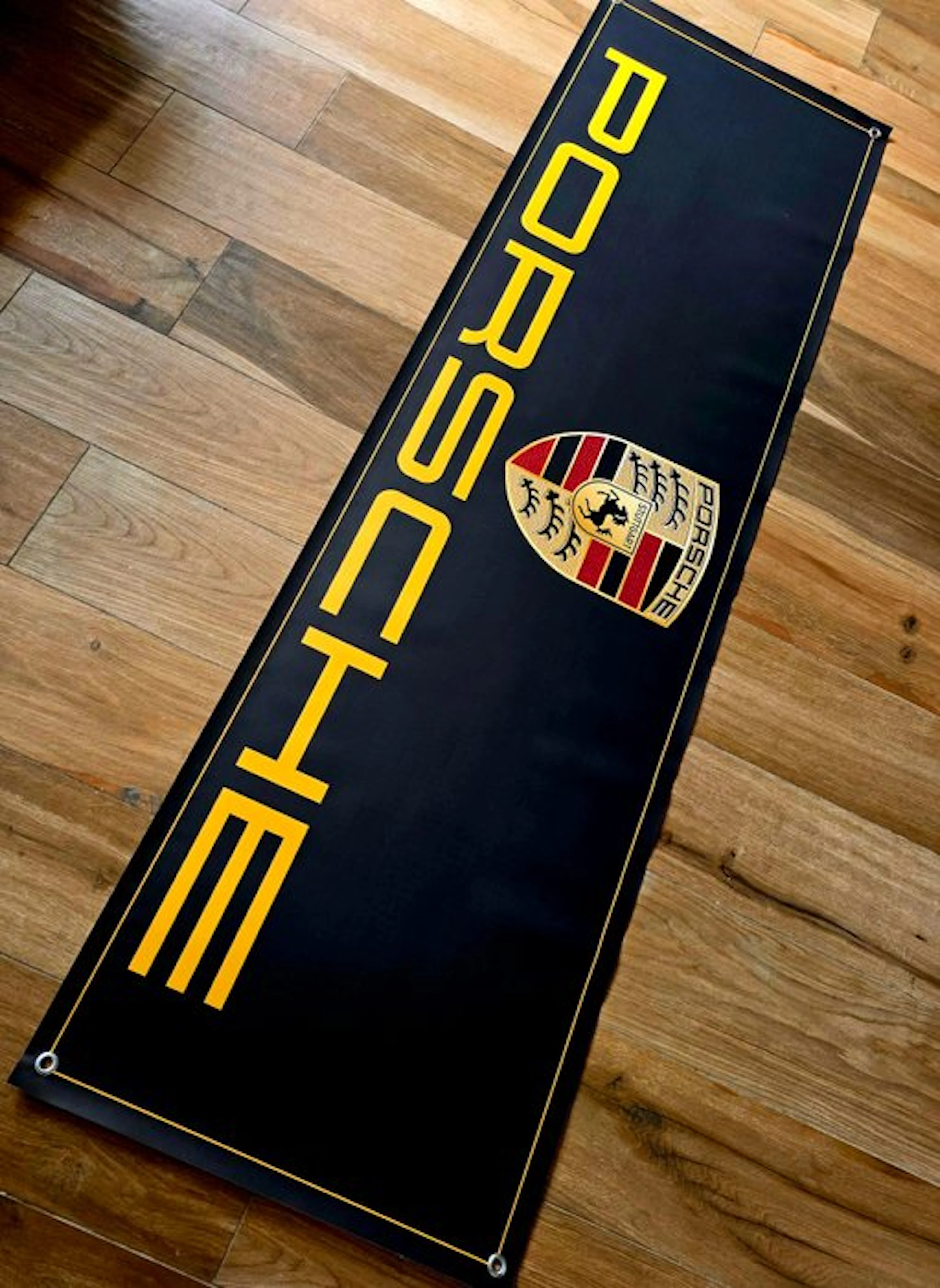 Banner - Porsche - Bannière Professionnel Pvc en 500 g/m² !! – 200 x 60 cm