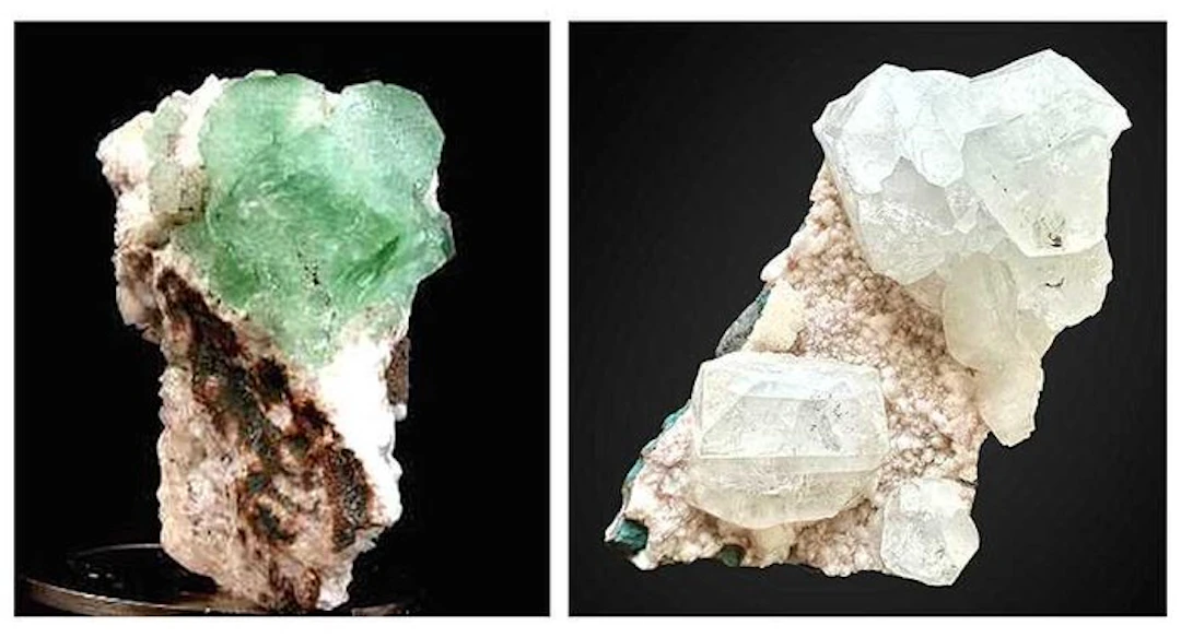 Apophyllite Crystals on matrix- 400 g - (2)