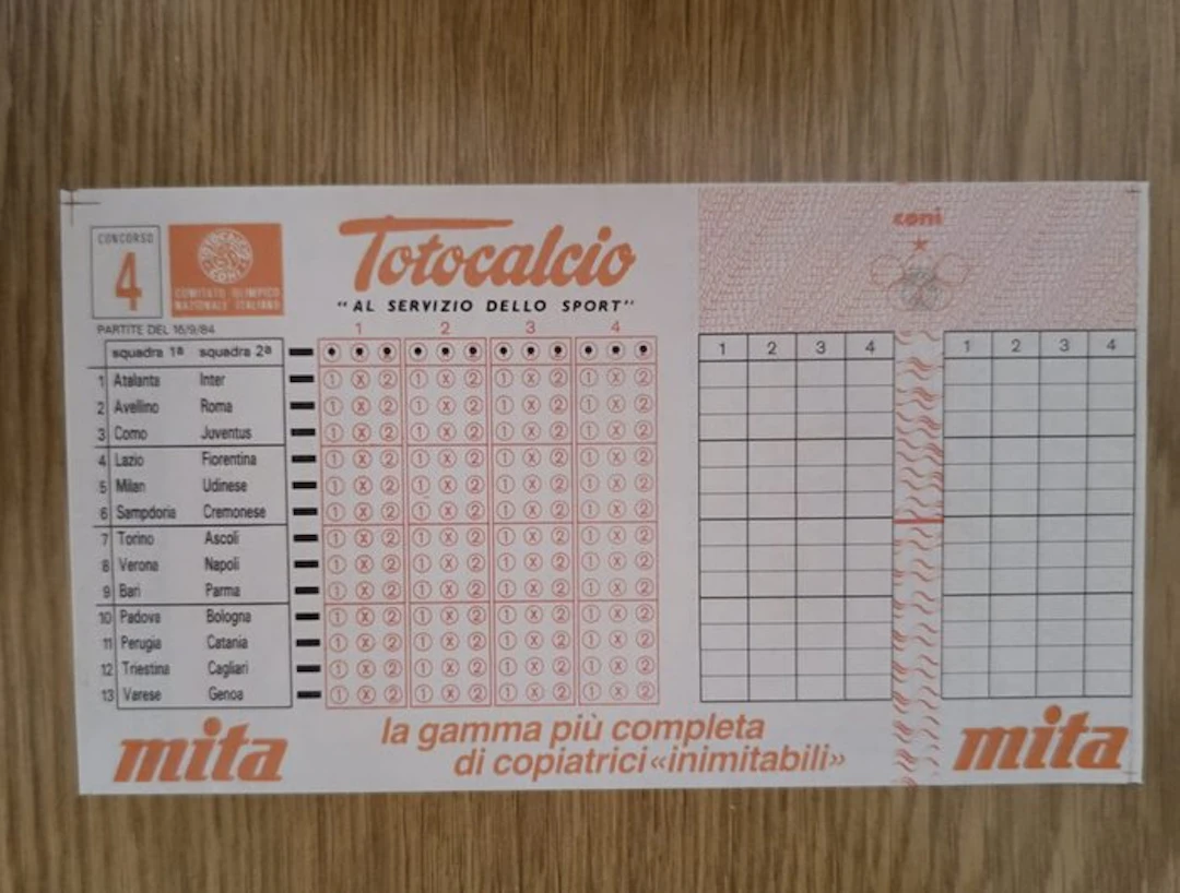 Napoli - Totocalcio - Diego Maradona - 1984 - Ticket