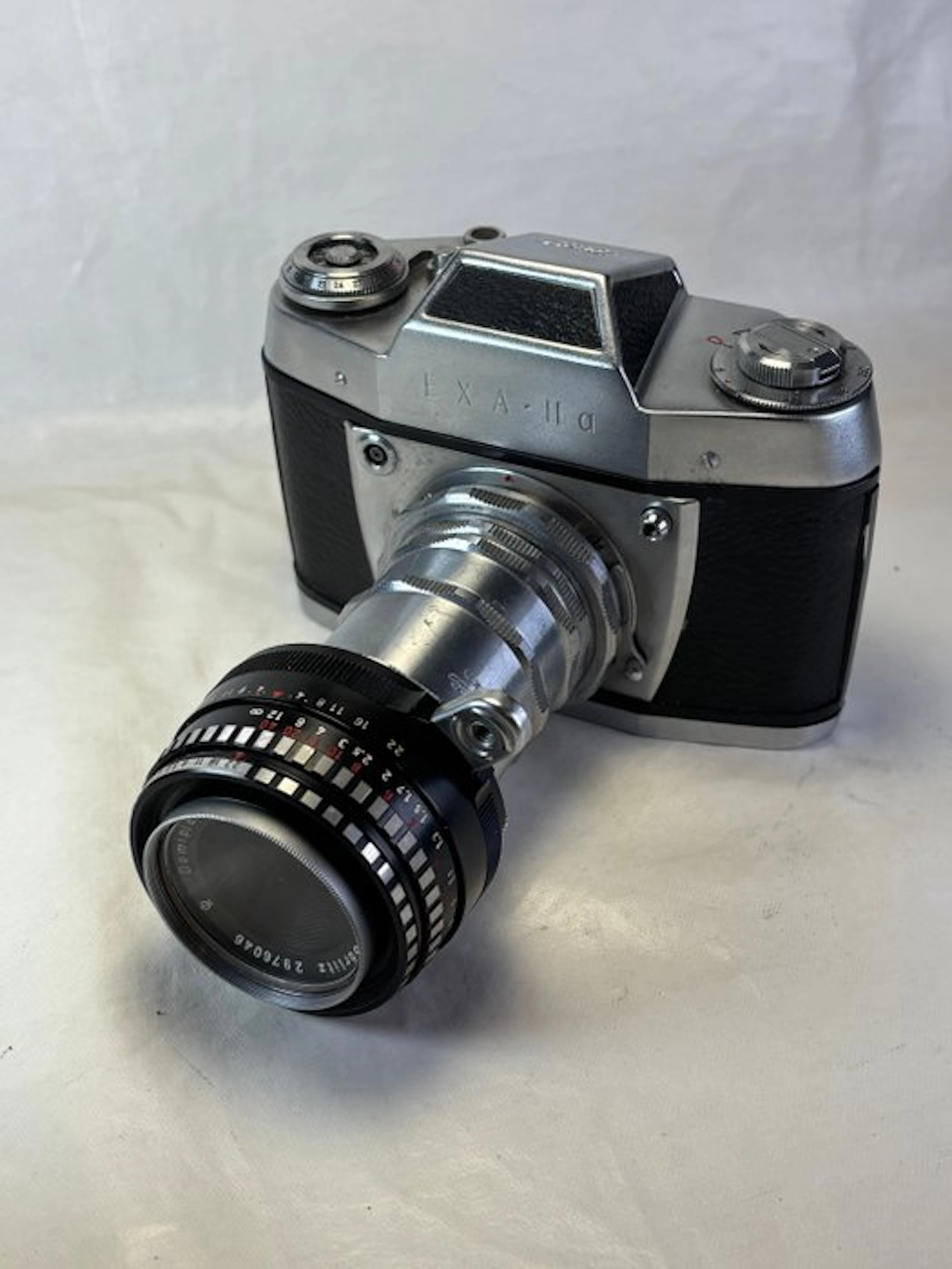 Ihagee Exa II a met lens 2.8/50 mm + tube Single lens reflex camera (SLR)