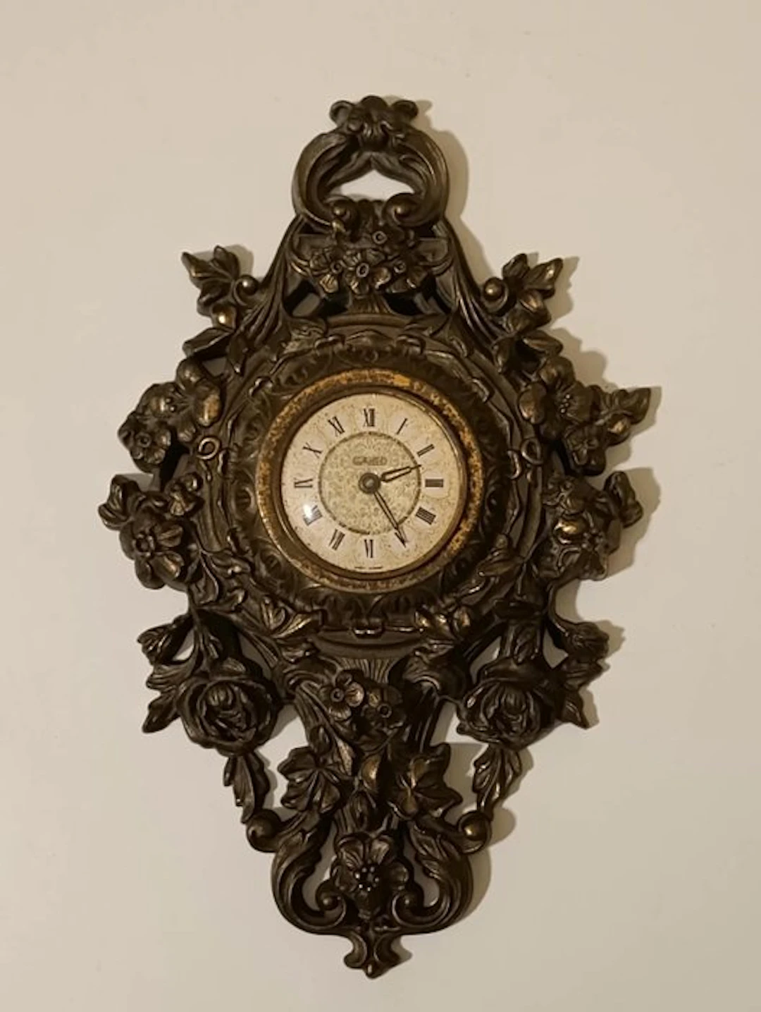 Wall clock - Bronze - 1960-1970