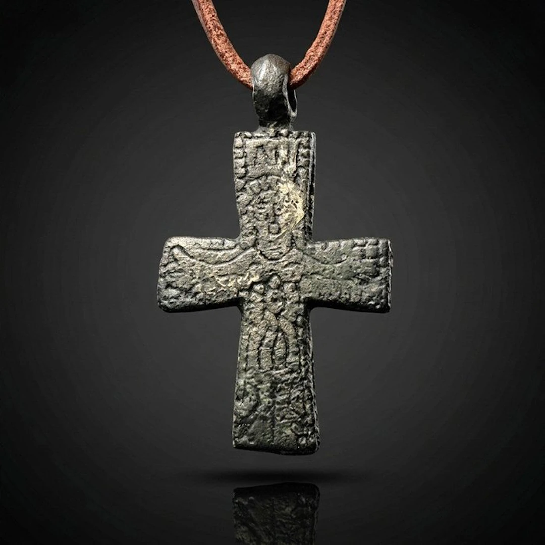 Byzantine Bronze Cross pendant