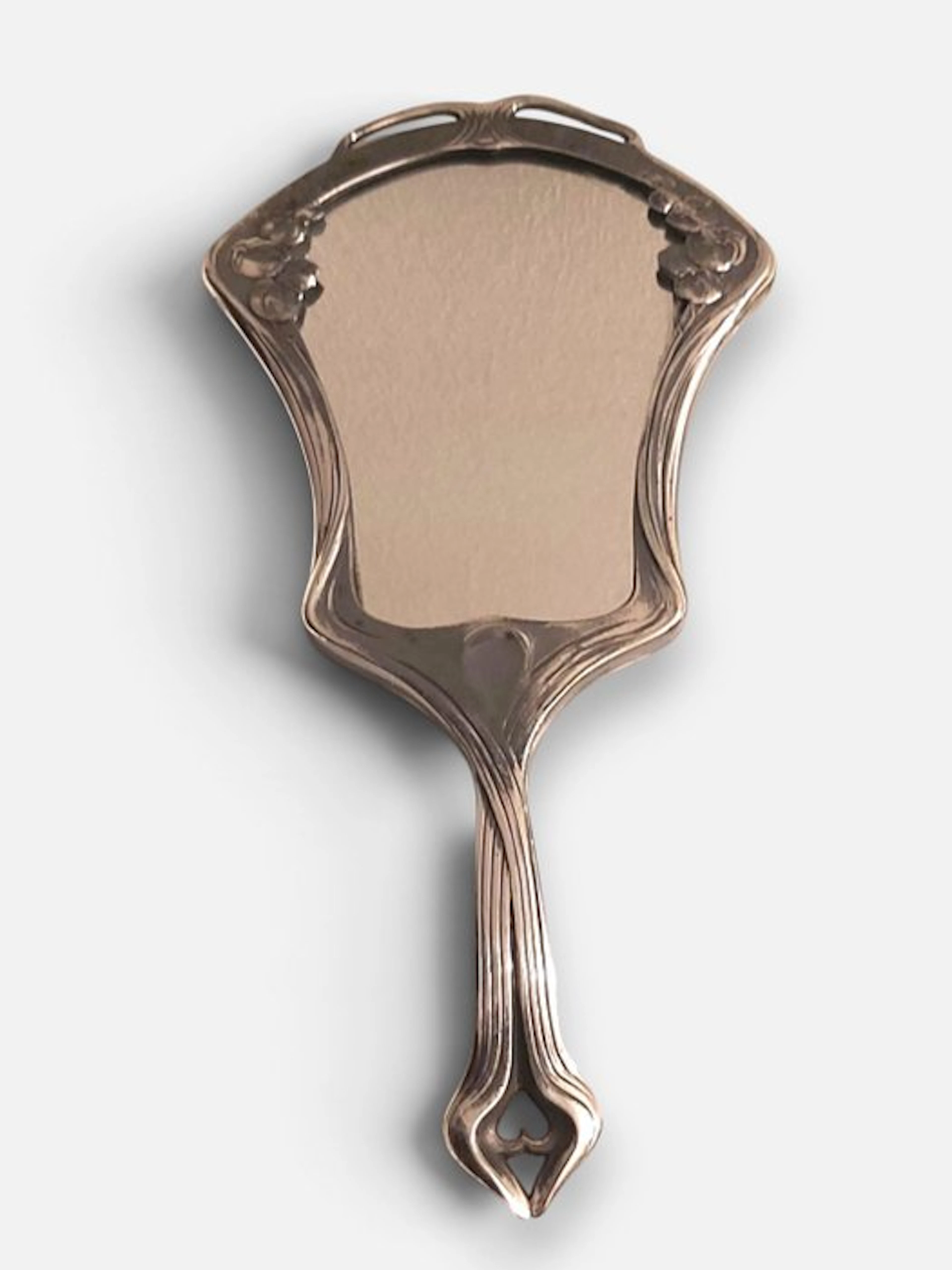 Orivit - Hand mirror - Spelter - Art nouveau/jugendstil