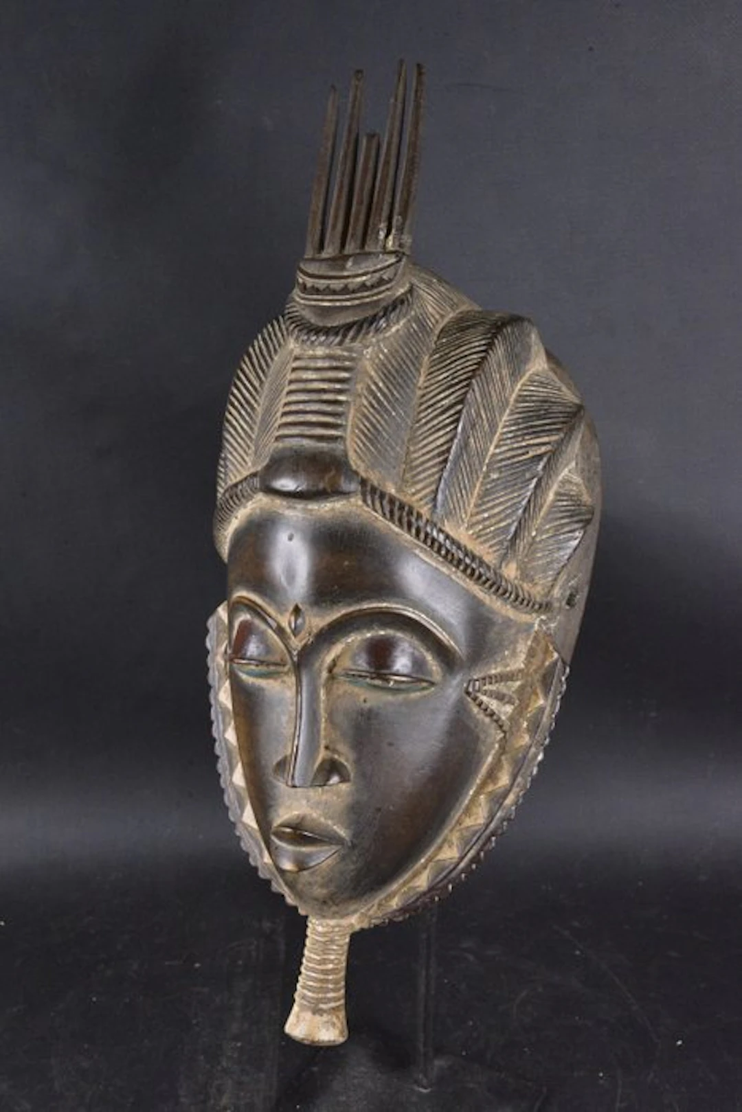 Mblo mask of rejoicing - Baule - Côte d'Ivoire
