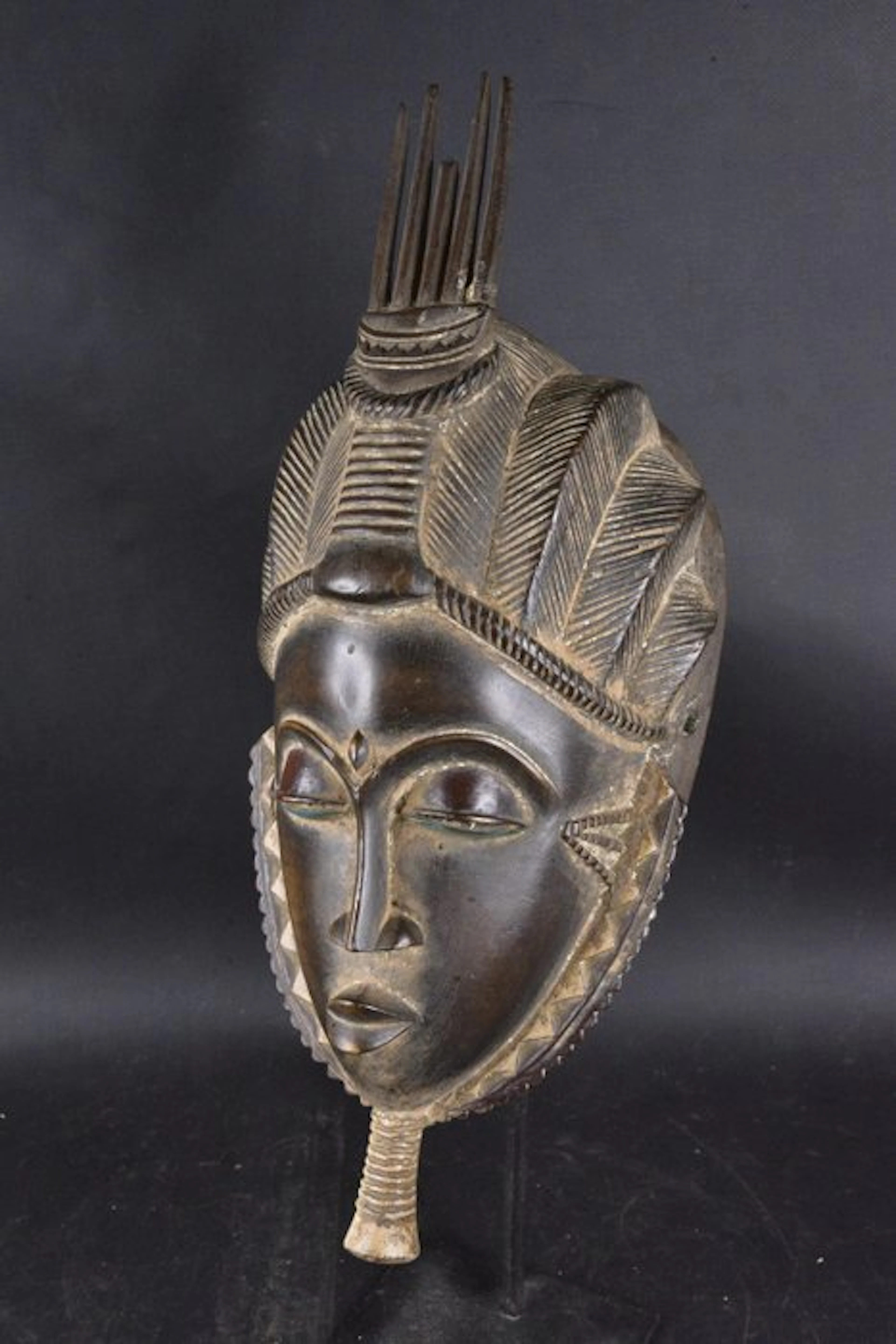 Mblo mask of rejoicing - Baule - Côte d'Ivoire