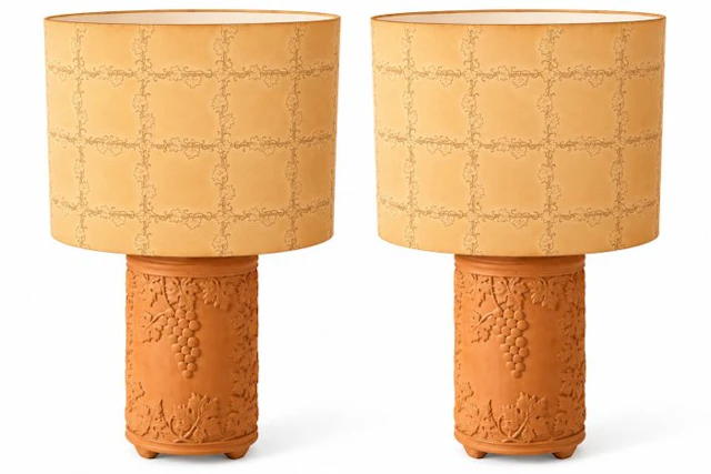 Bitossi - Table lamp (2) - Terracotta, Textile