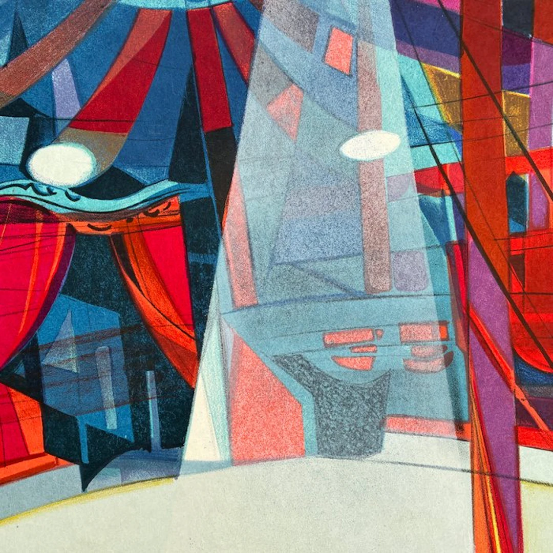 Camille Hilaire( 1916-2004) - La Piste de cirque - (vendu sans prix de réserve)
