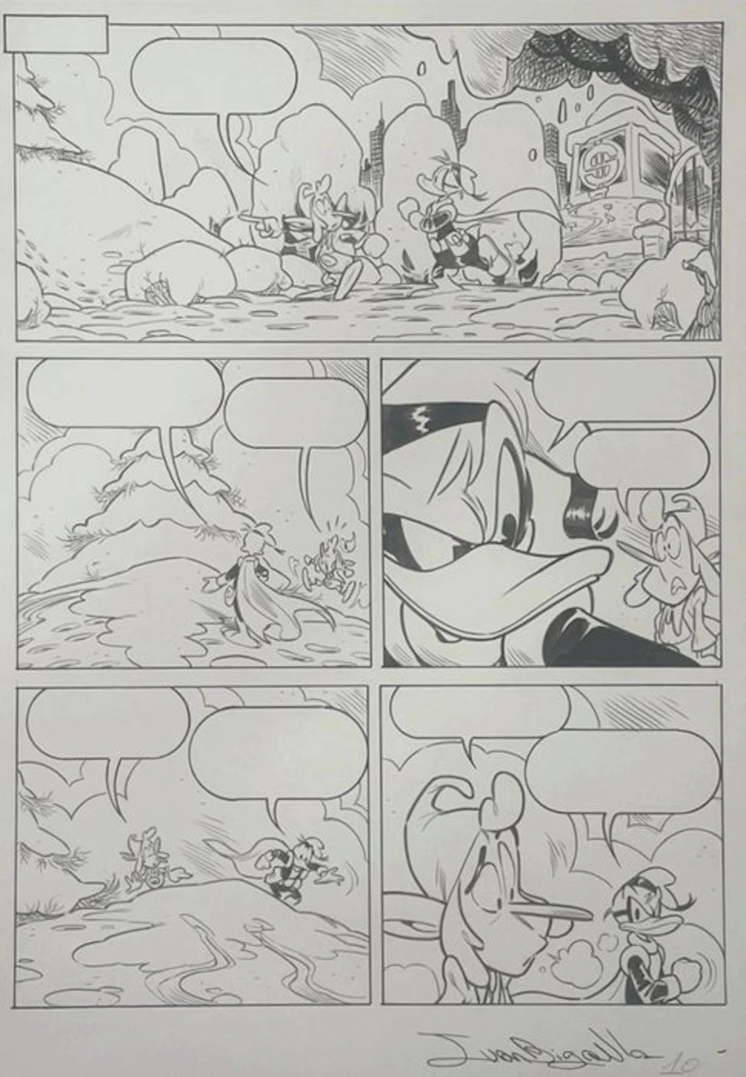 Ivan Bigarella - 1 Original page - Topolino - n