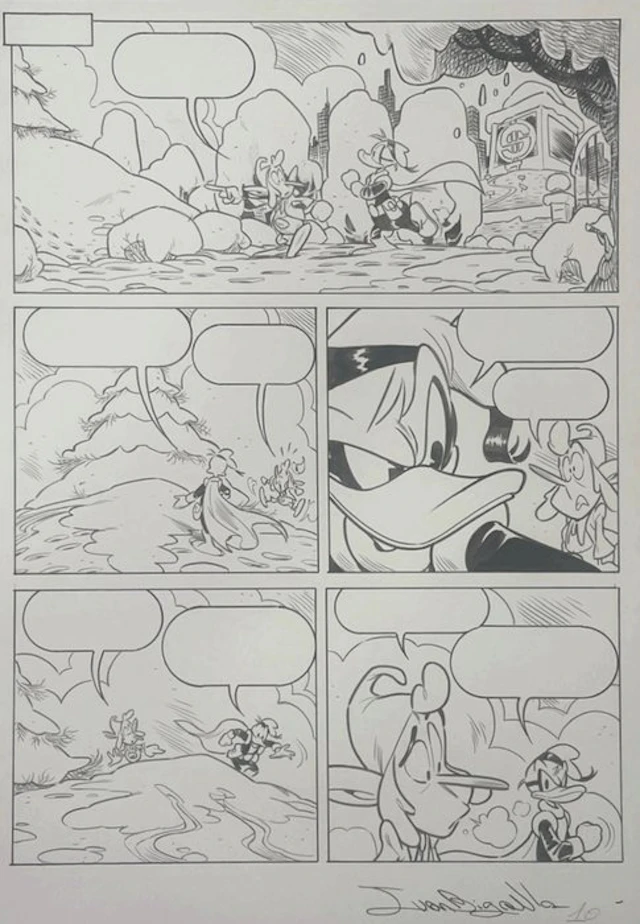 Ivan Bigarella - 1 Original page - Topolino - n