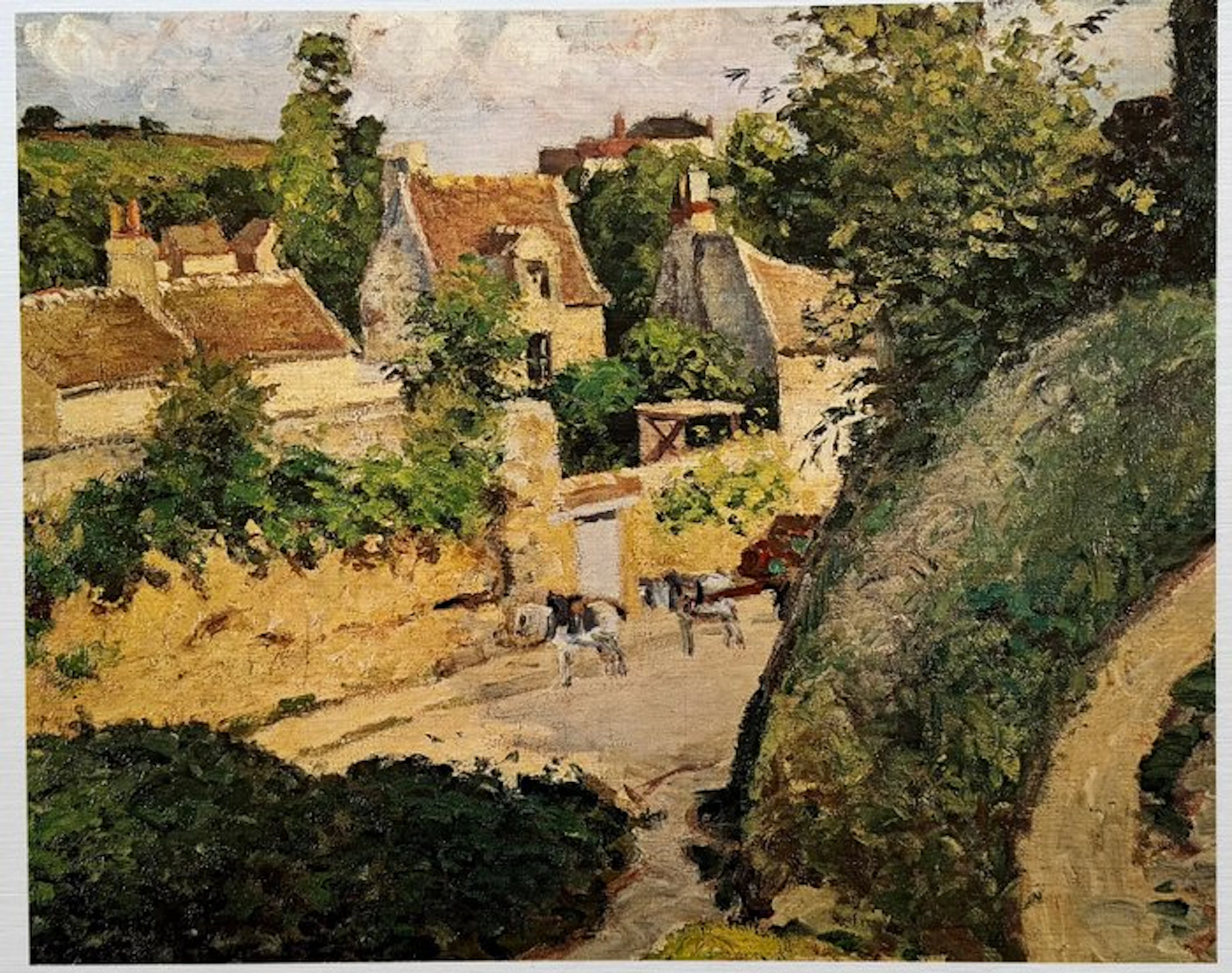 Camille Pissarro (1830-1903) - Rue de L'hermitage